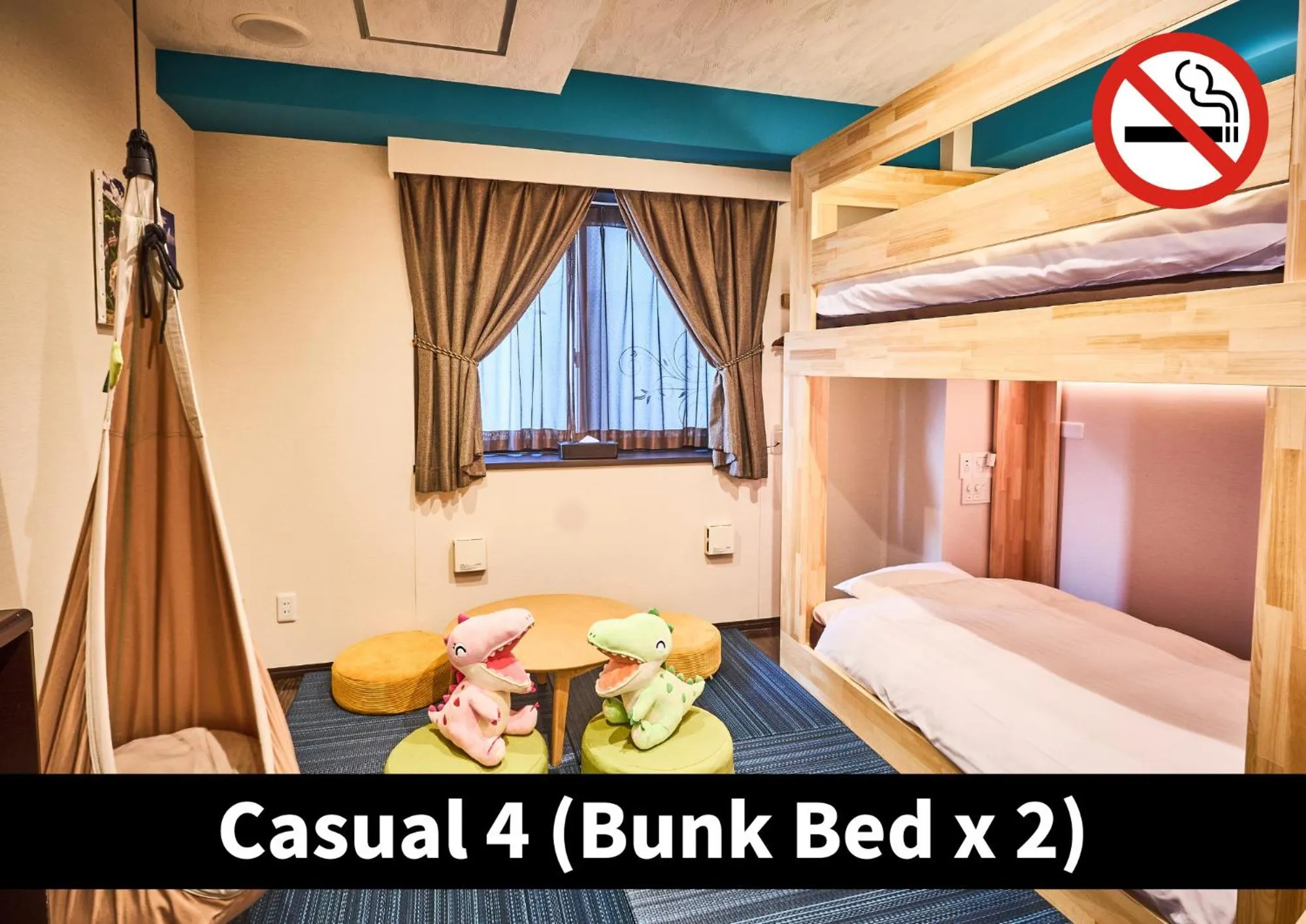 Bedroom, Bed in Hotel K6 Osaka Namba Dotonbori Near Shinsaibashi - Family Kids Concept