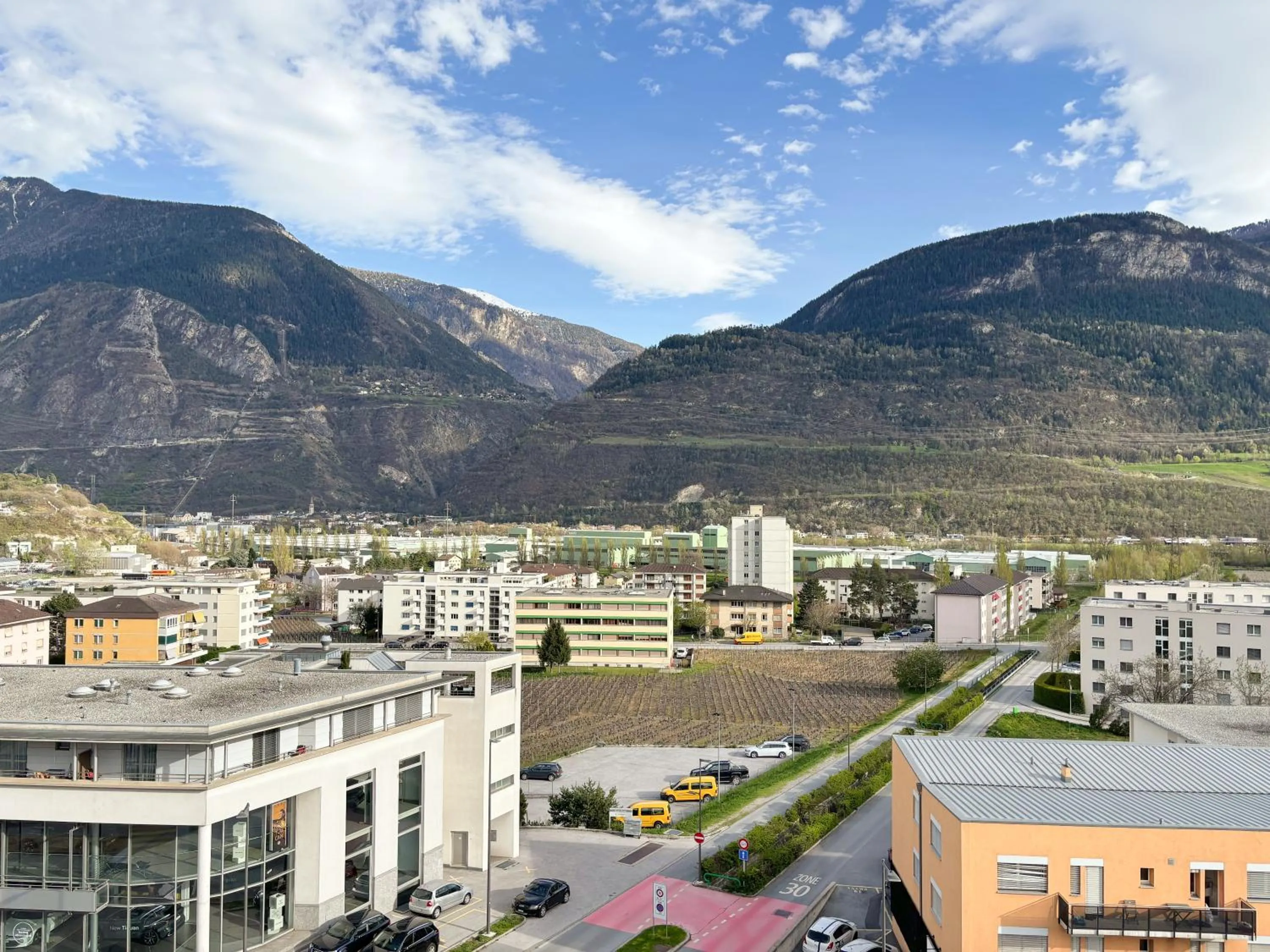 City view in Nonanteneuf Appart-hôtel Sierre - Self Check-in