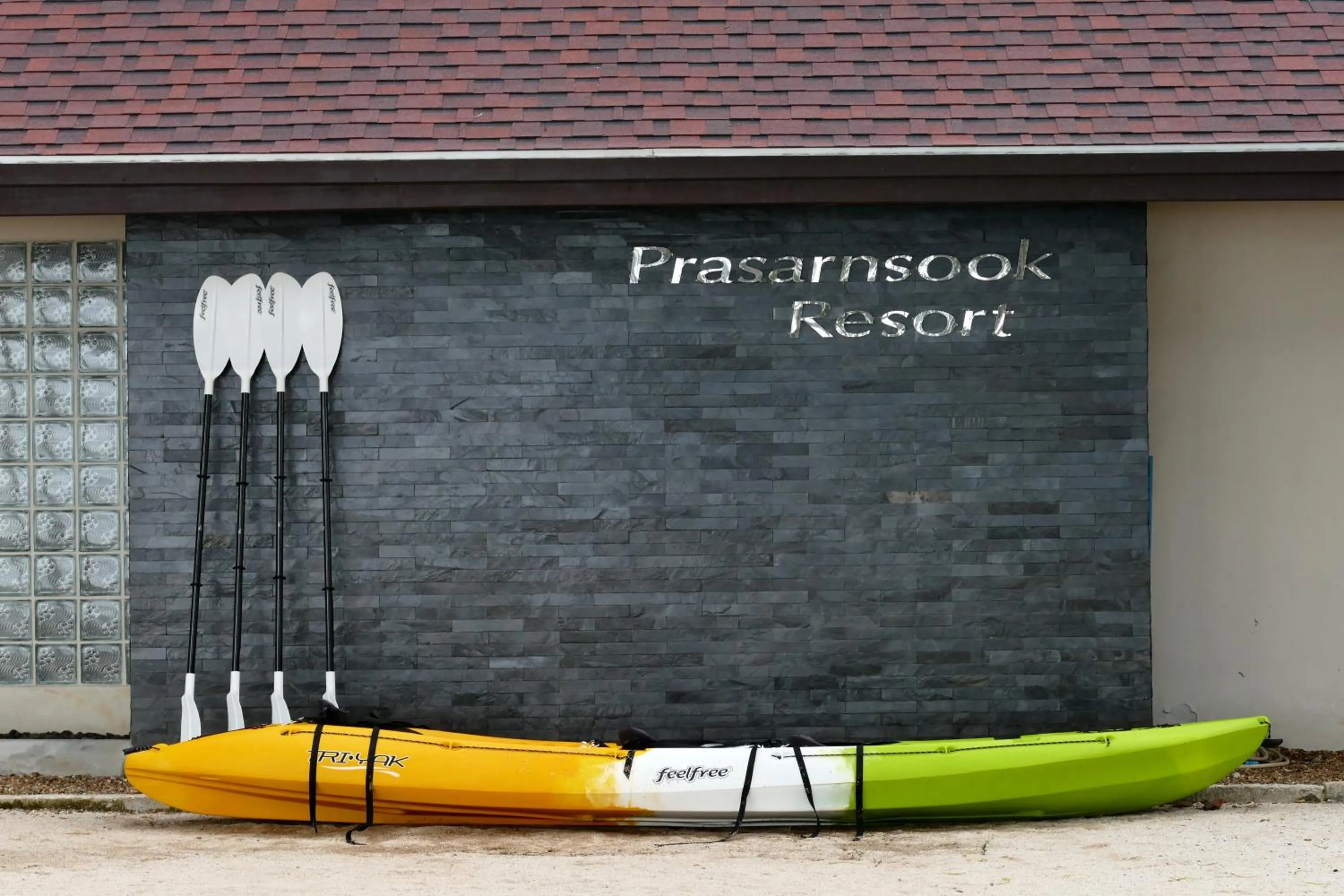 Canoeing in Prasarnsook Villa Beach Resort