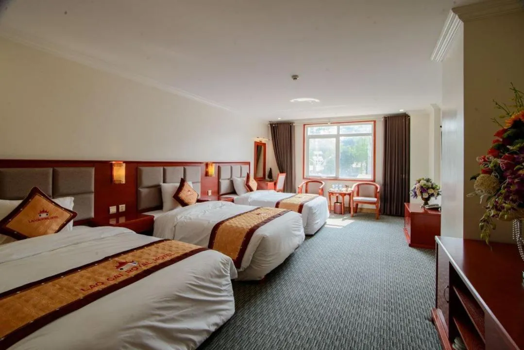 Bedroom, Bed in Lao Cai Royal Hotel