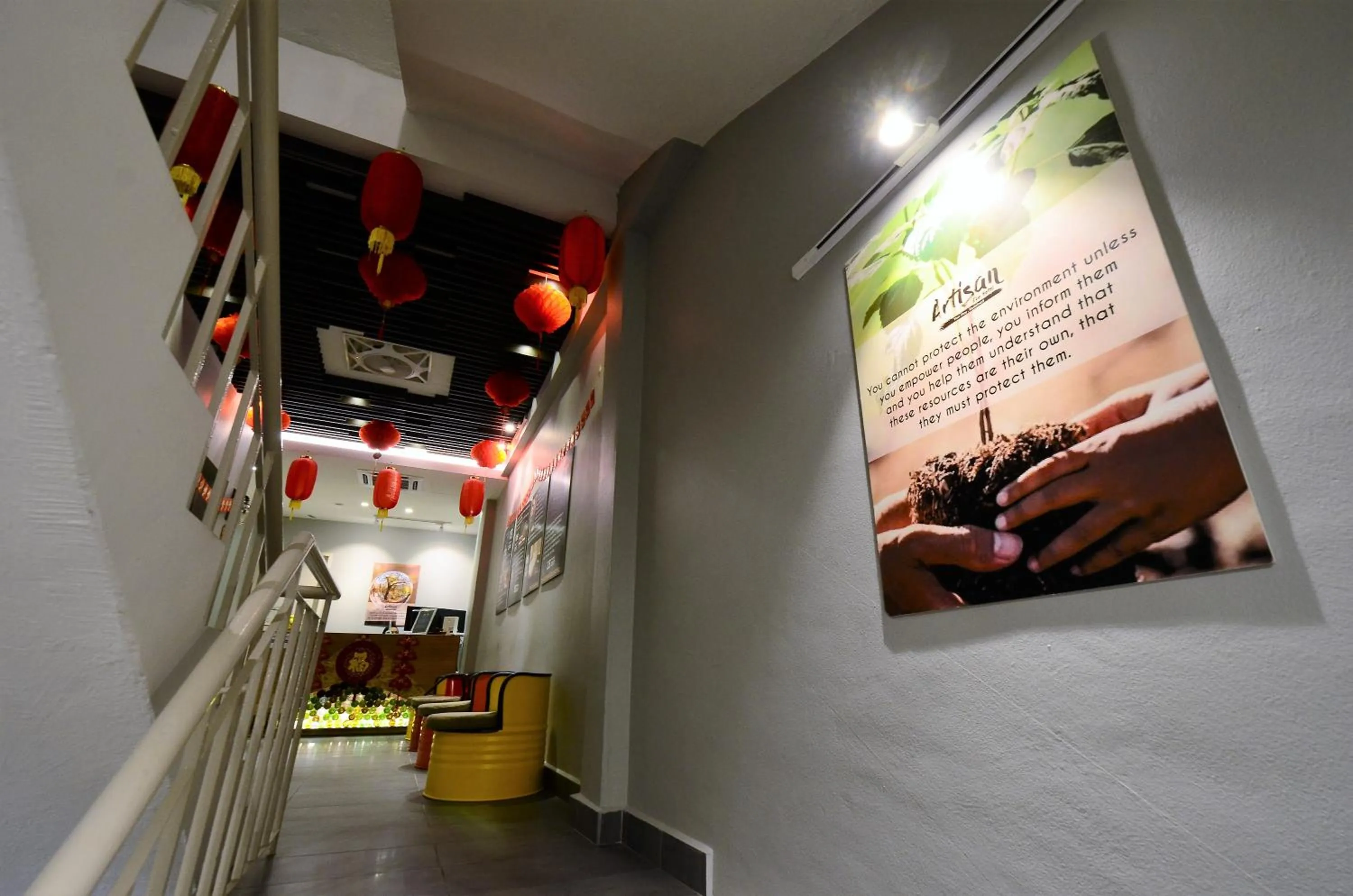 Lobby or reception in Artisan Eco Hotel