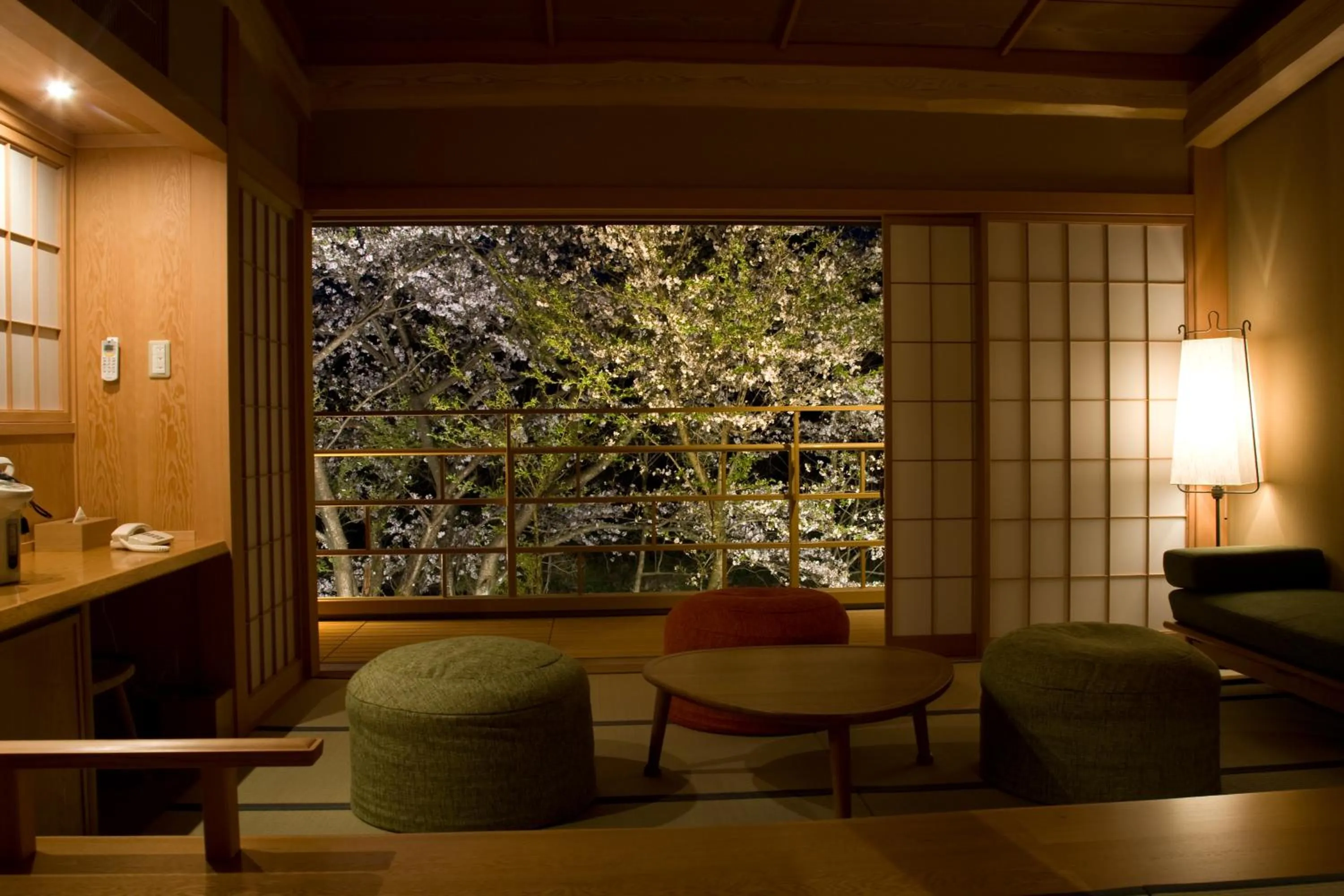 Living room in TAKITEI Riverside Onsen ーA Hidden Ryokan in Kanazawaー