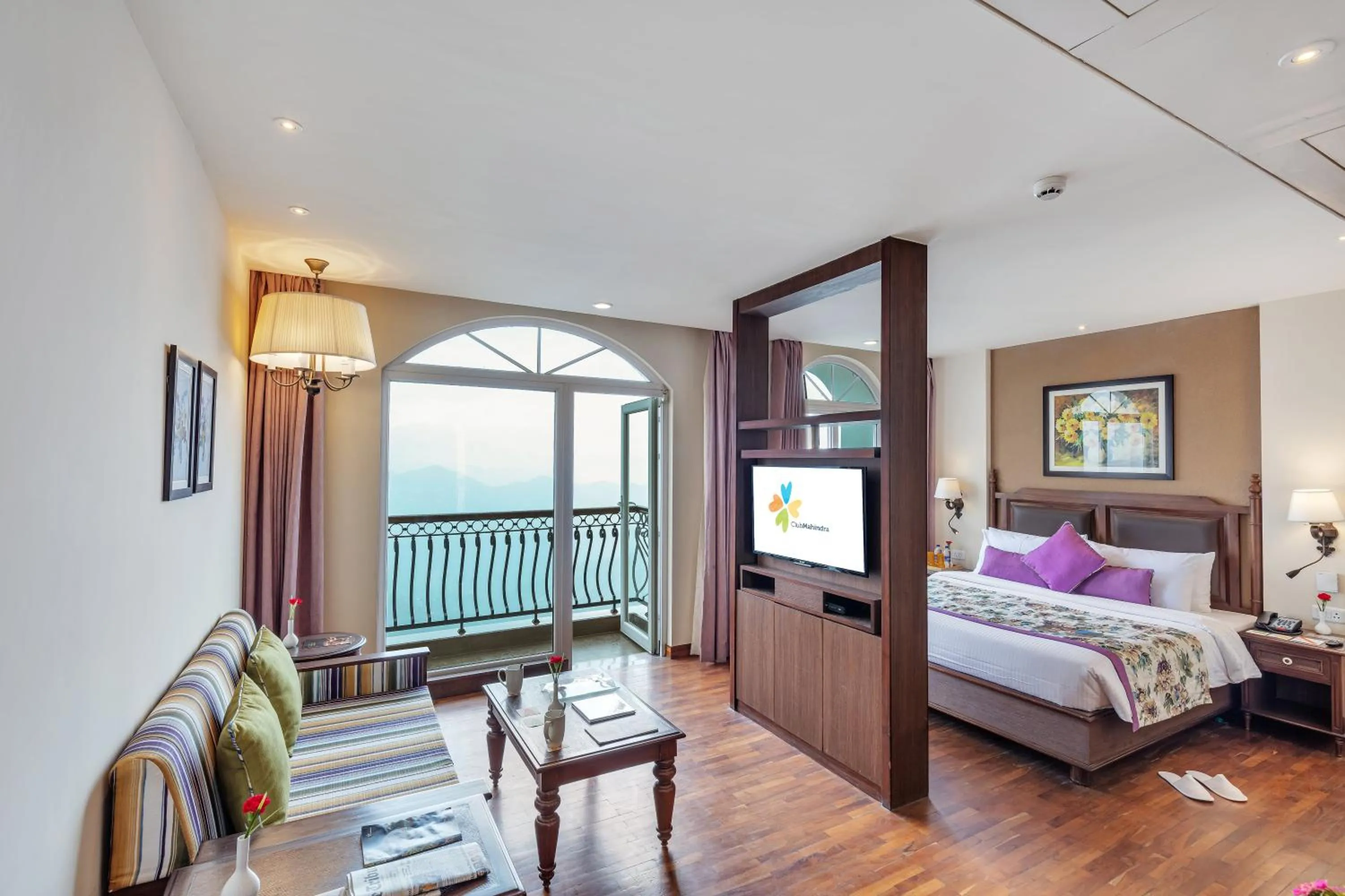 Bed in Club Mahindra Pristine Peaks Naldehra