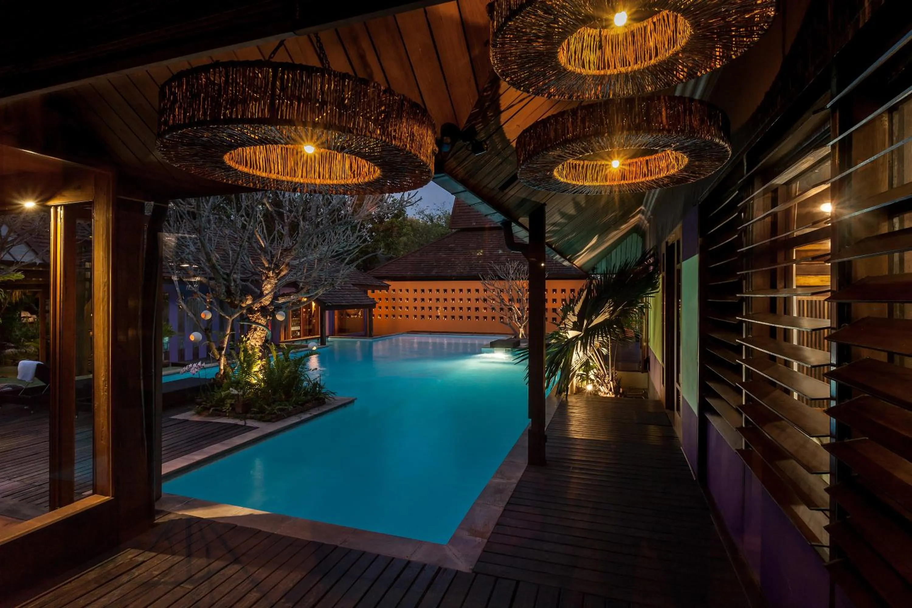 Swimming pool in Chandra Residence