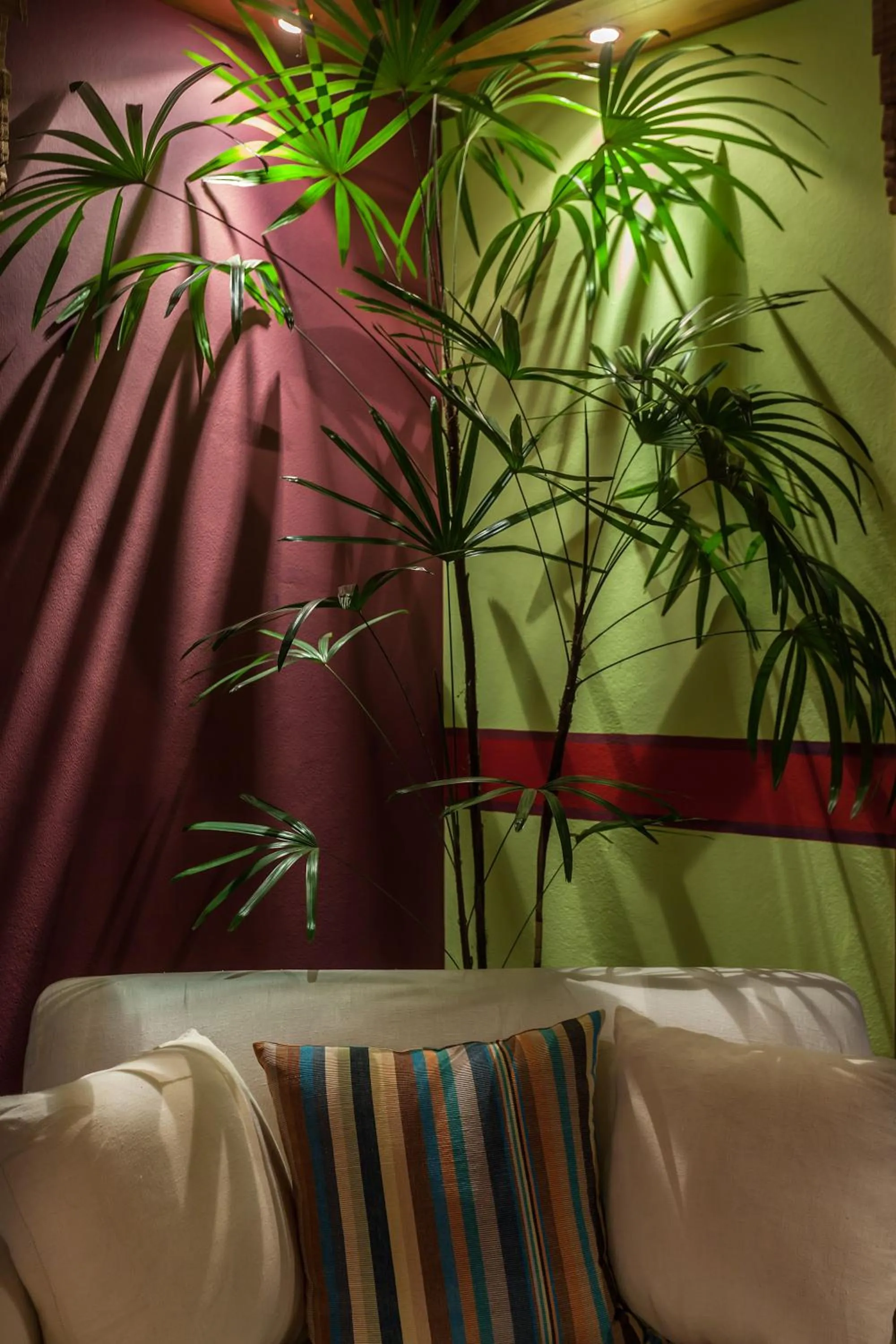 Decorative detail in Chandra Residence