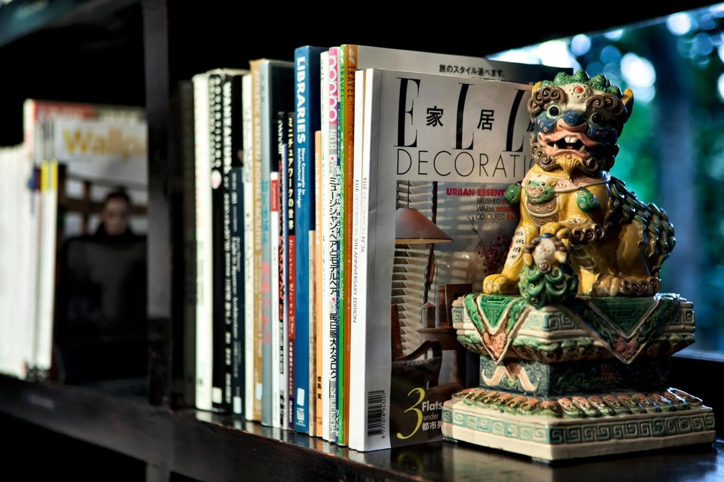 Decorative detail in Chandra Residence