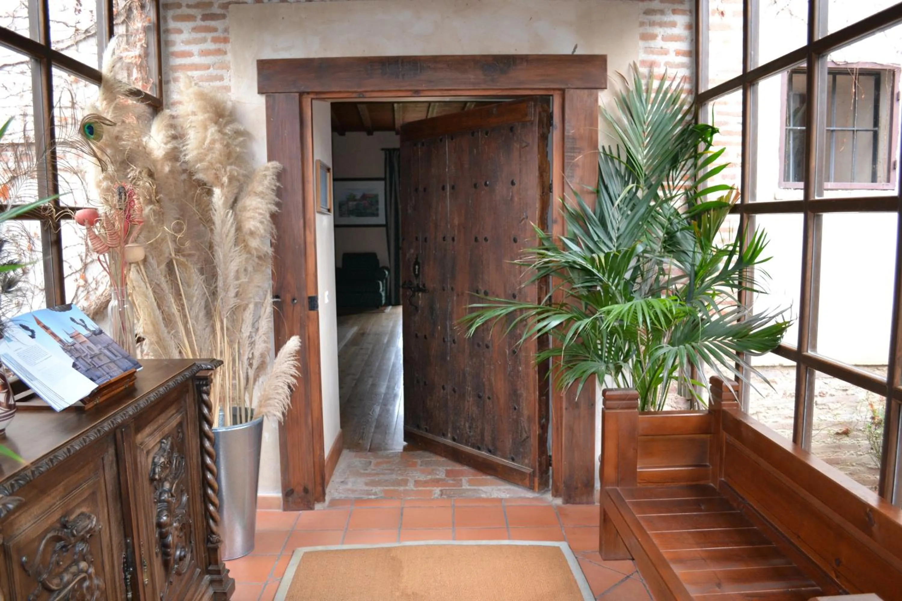 Lobby or reception in La Posada Real del Pinar