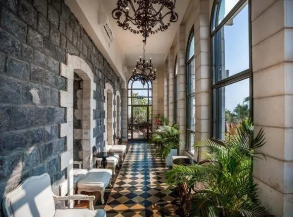 Seating area in The Scots Hotel