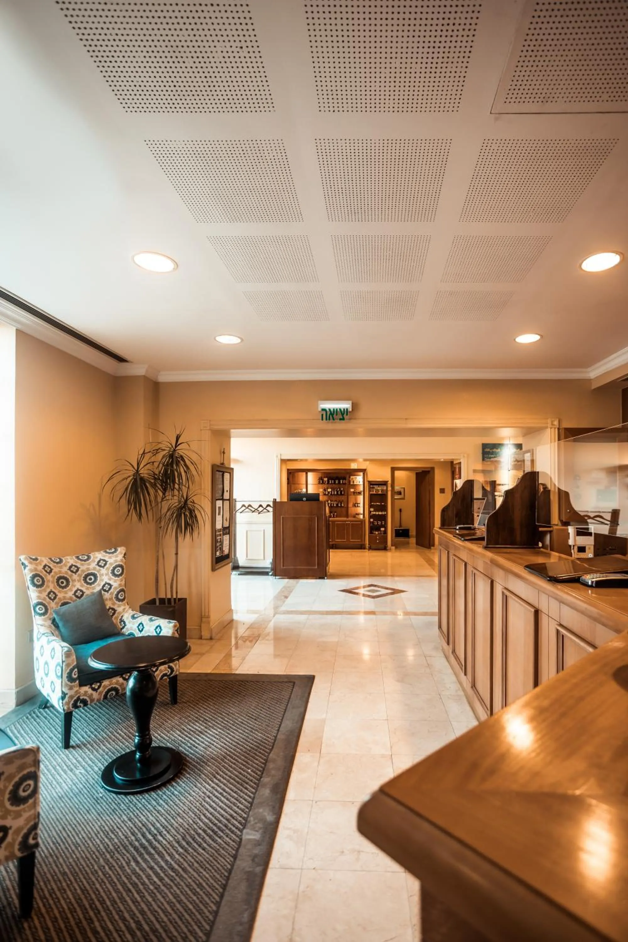 Lobby or reception in The Scots Hotel