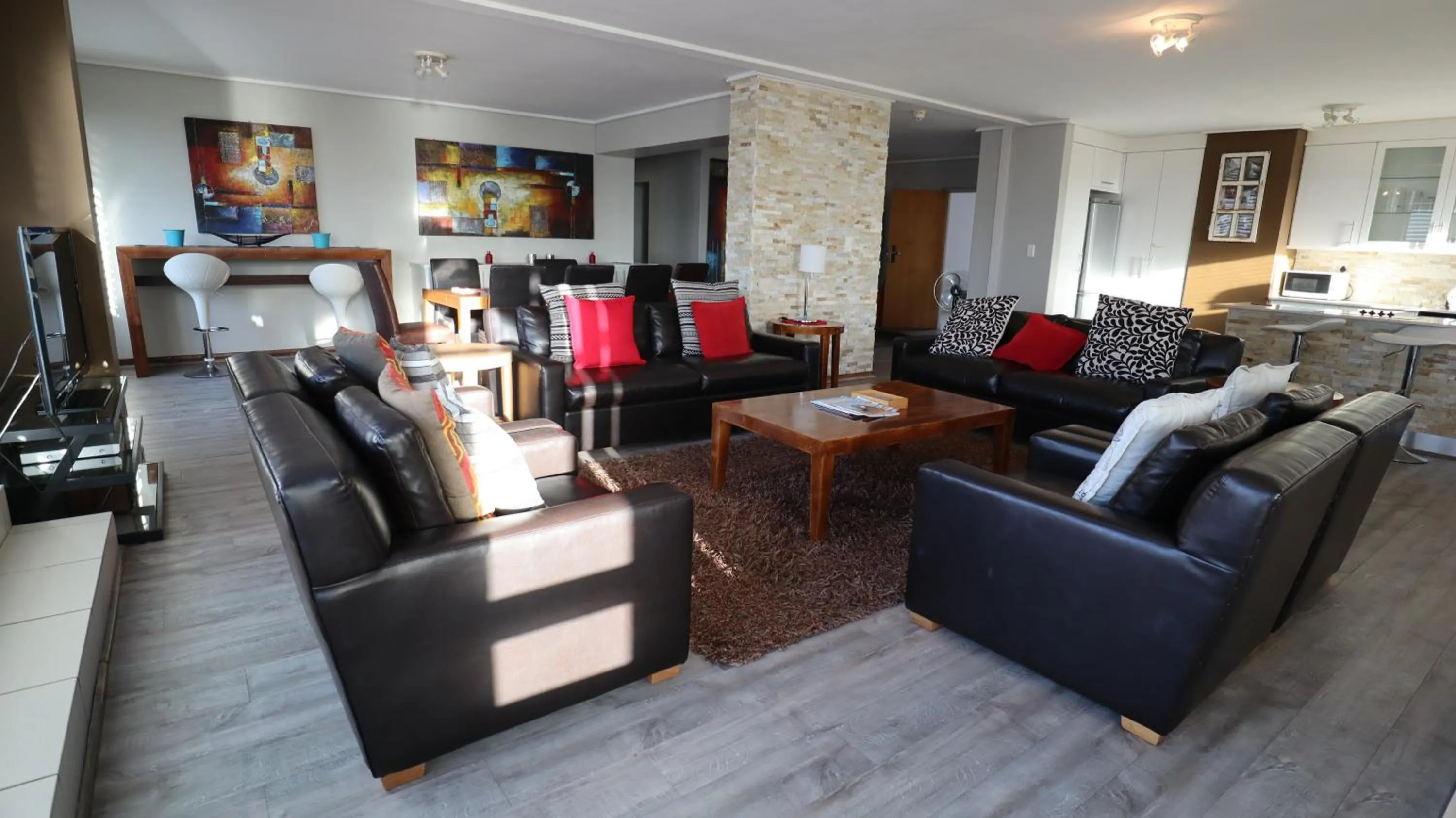 Living room in Lagoon Beach Hotel Apartments