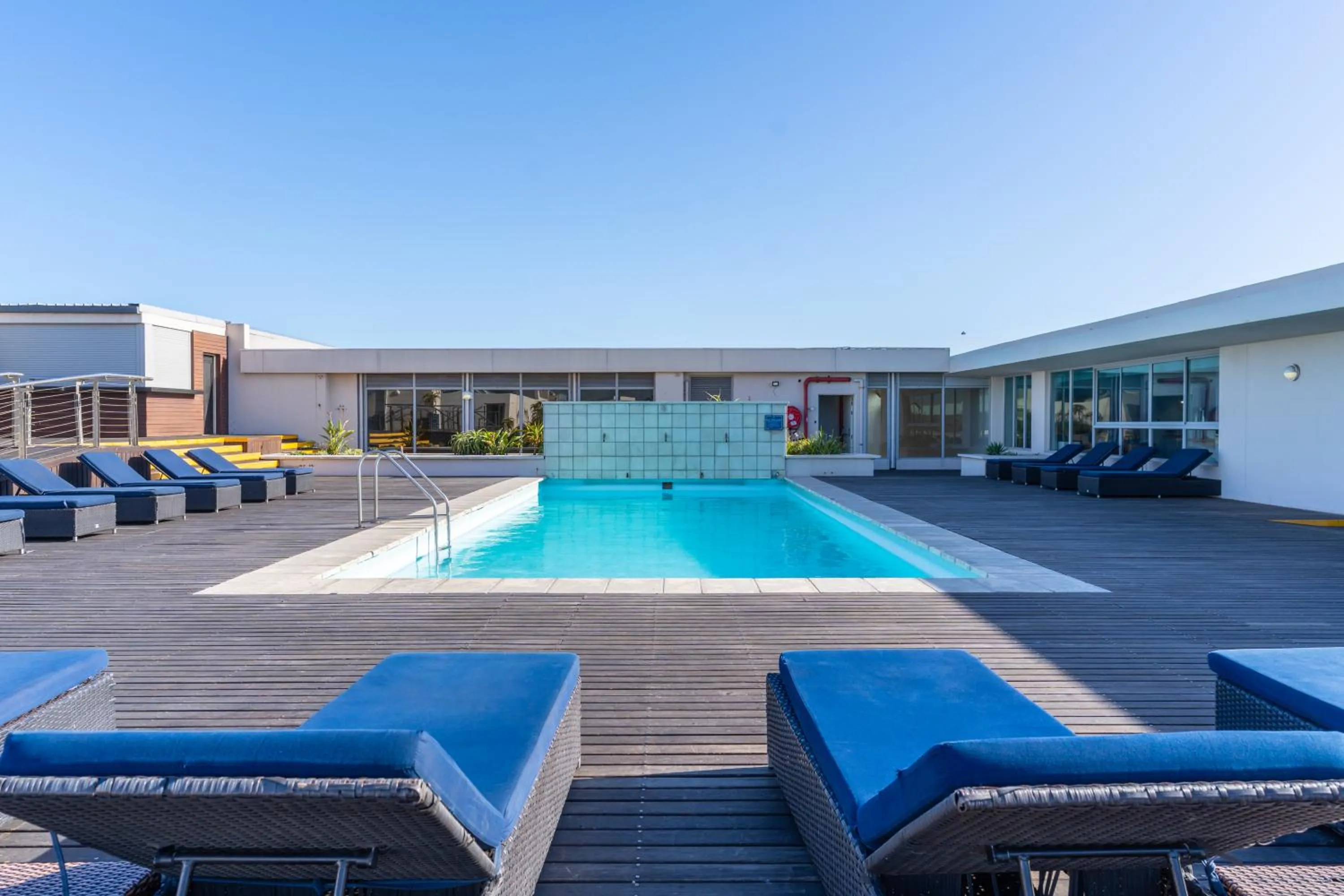 Swimming pool in Lagoon Beach Hotel Apartments