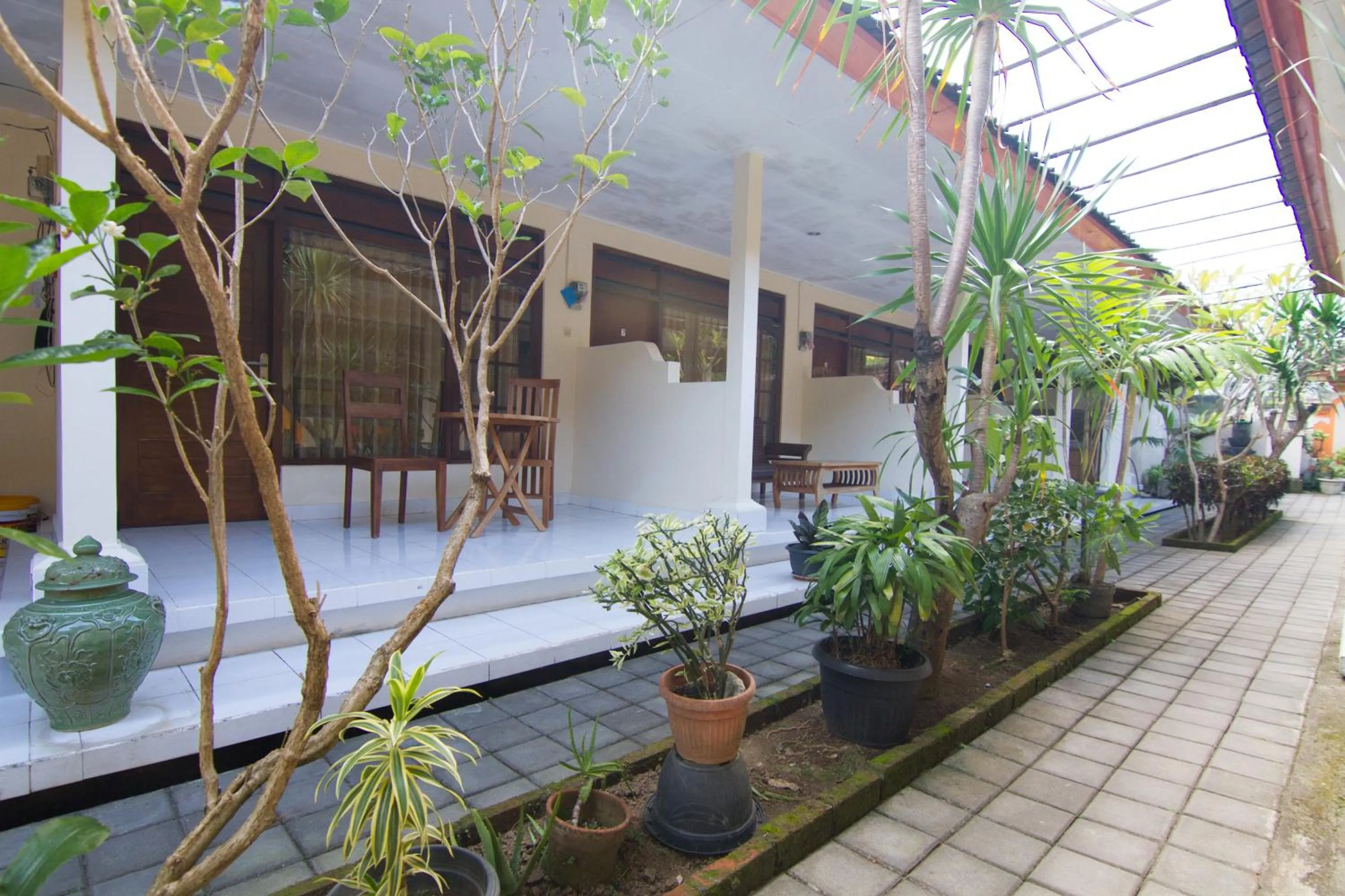 Garden view in Pondok Nuri Homestay
