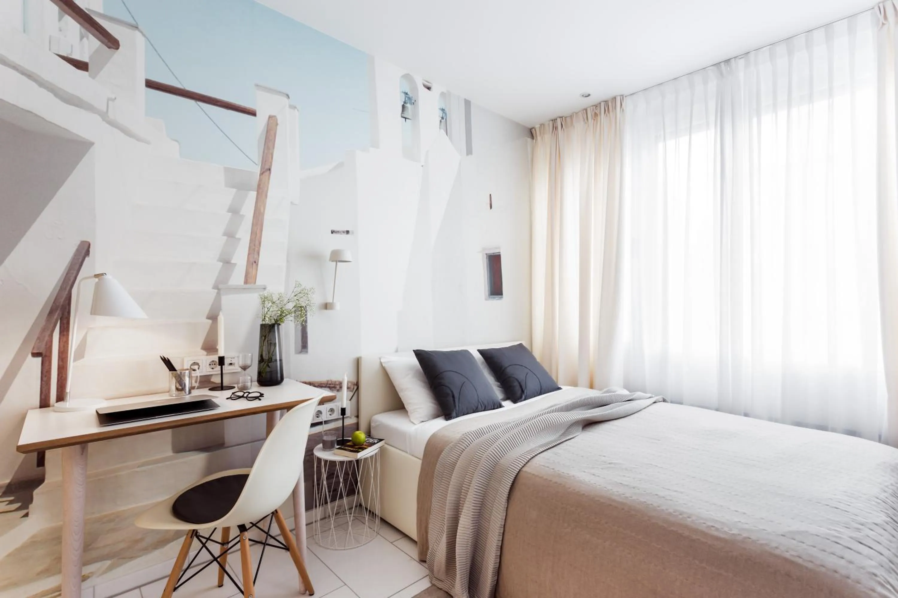 Photo of the whole room, Bed in Skyreach BizzStay - Wohnen am Main