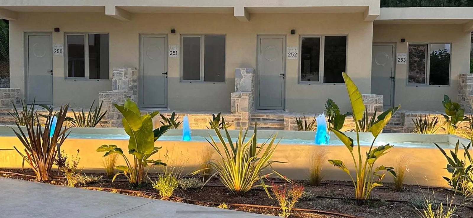 Patio in Fragiskos Hotel