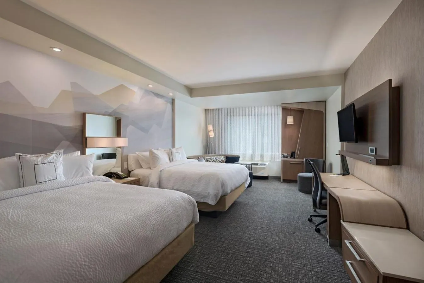 Bedroom, Bed in Courtyard by Marriott Houston Sugar Land/Lake Pointe