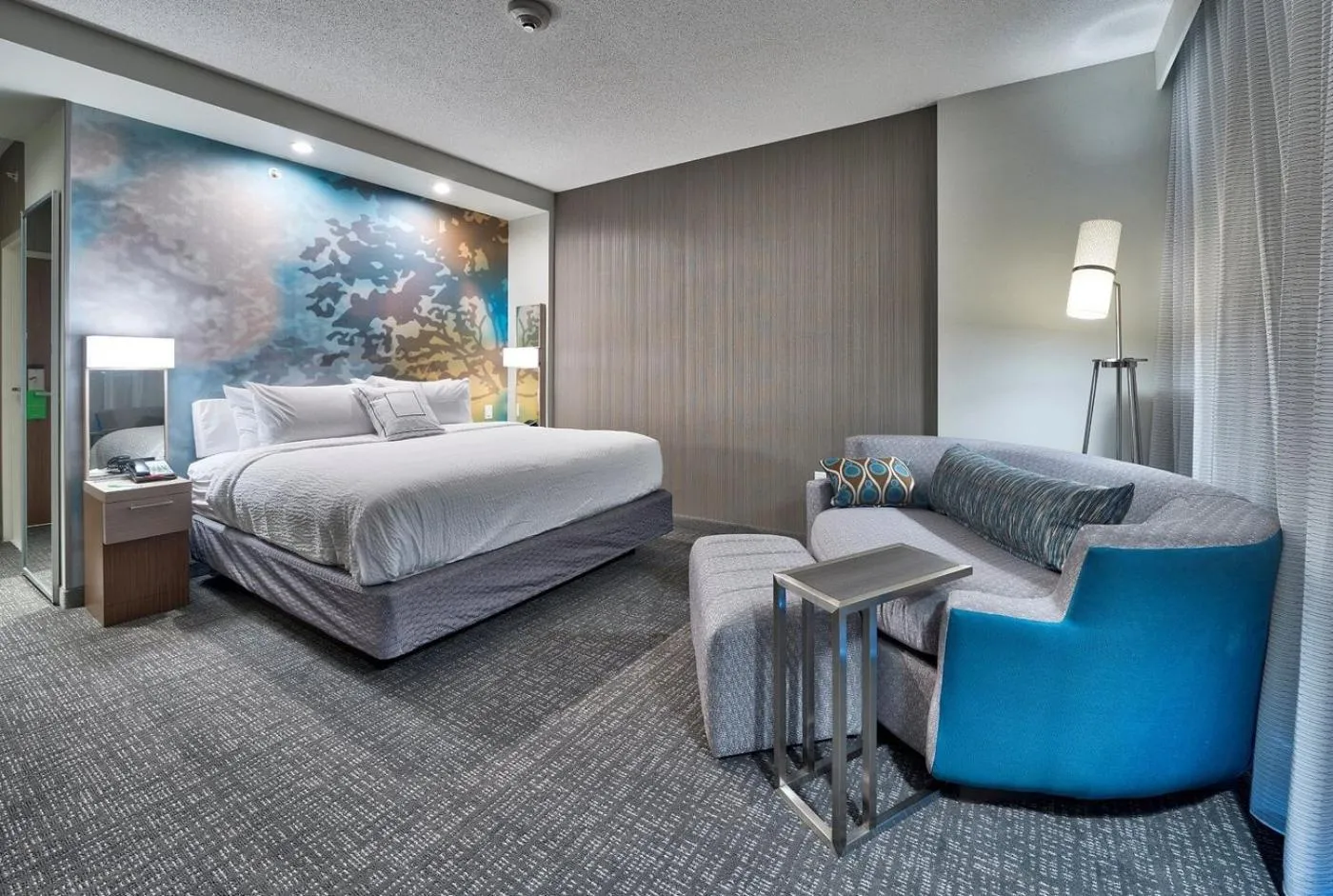 View (from property/room), Bed in Courtyard by Marriott Deptford