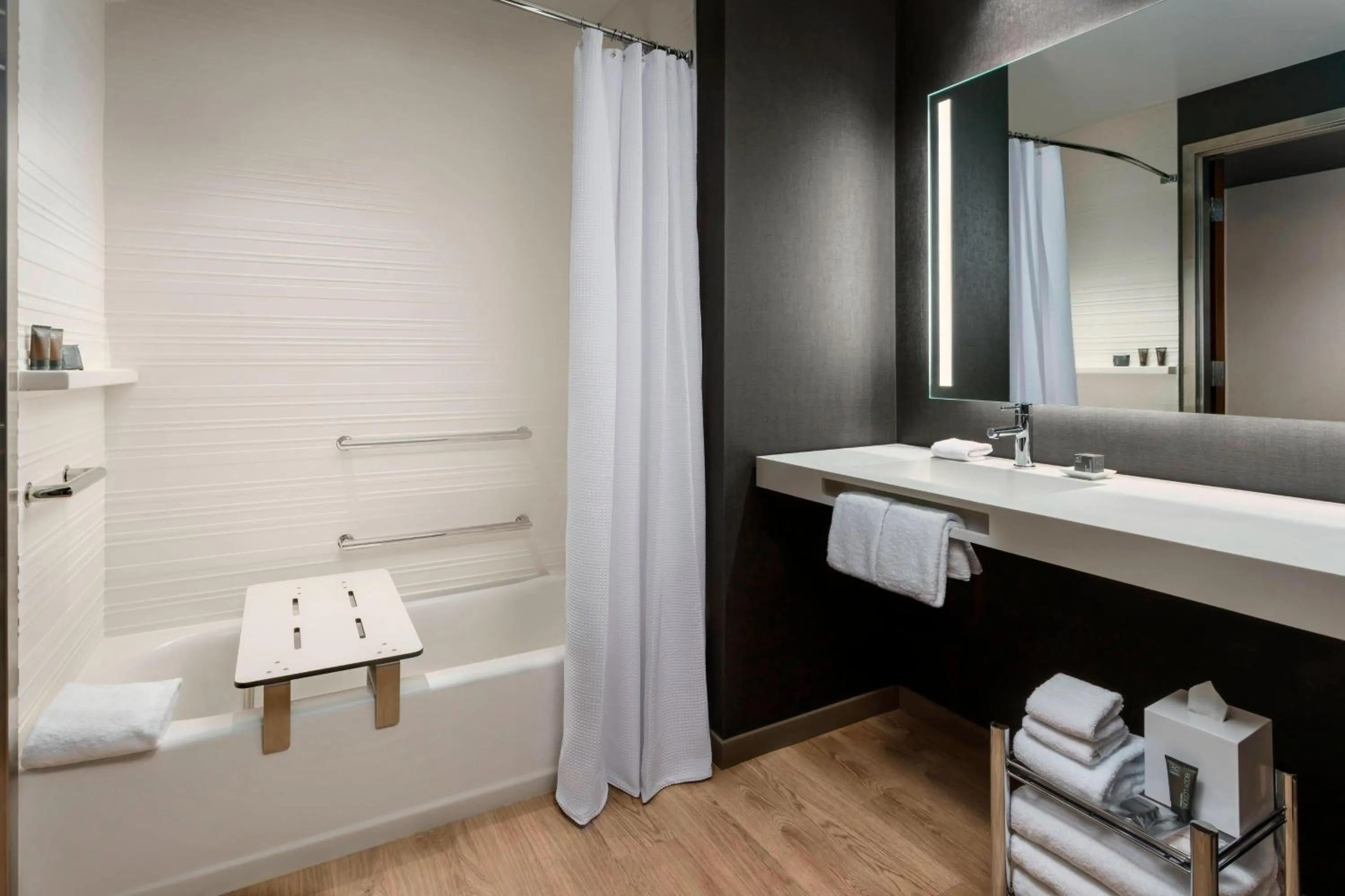 Bathroom in AC Hotel by Marriott Chapel Hill Downtown