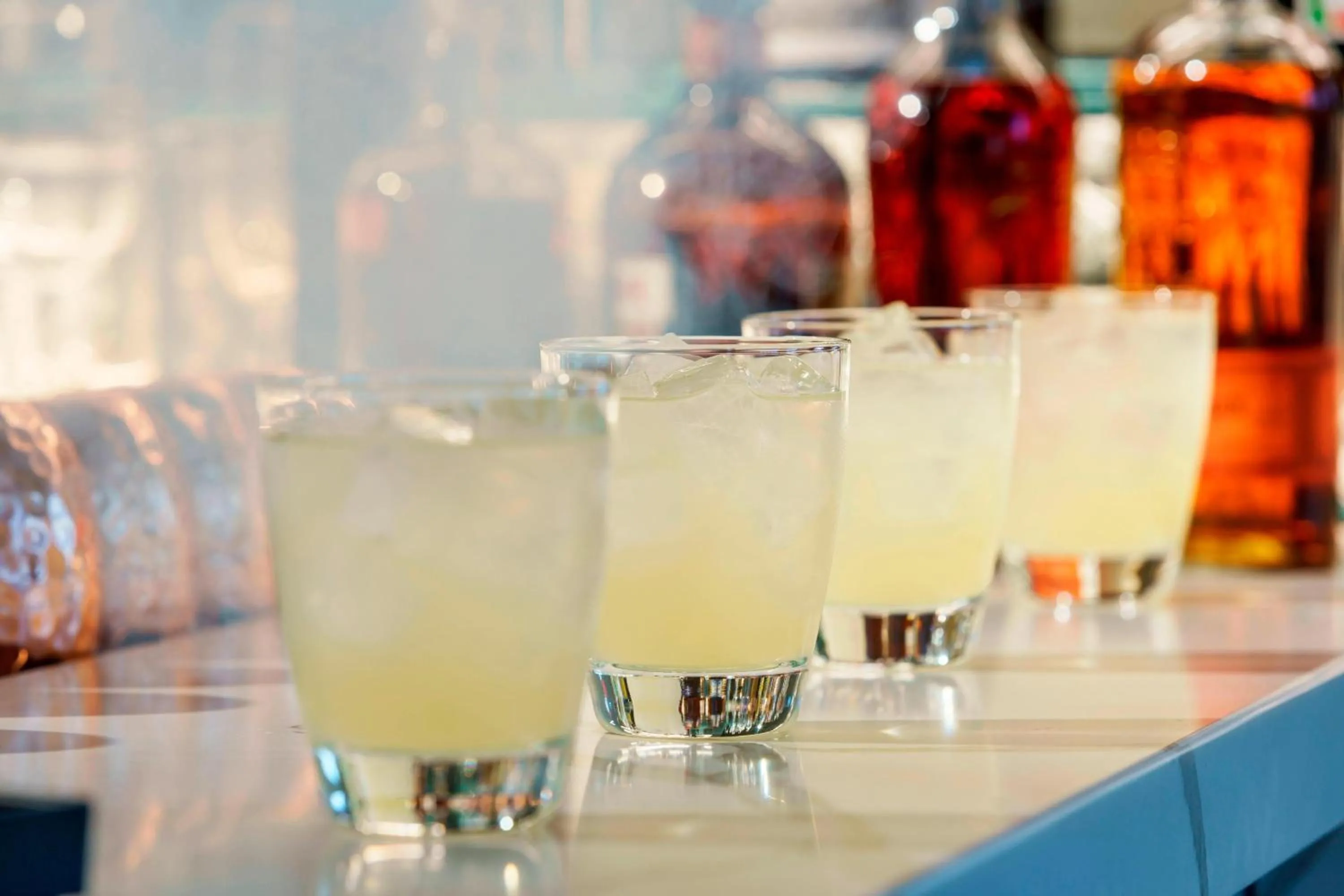 Lounge or bar in AC Hotel by Marriott Spartanburg