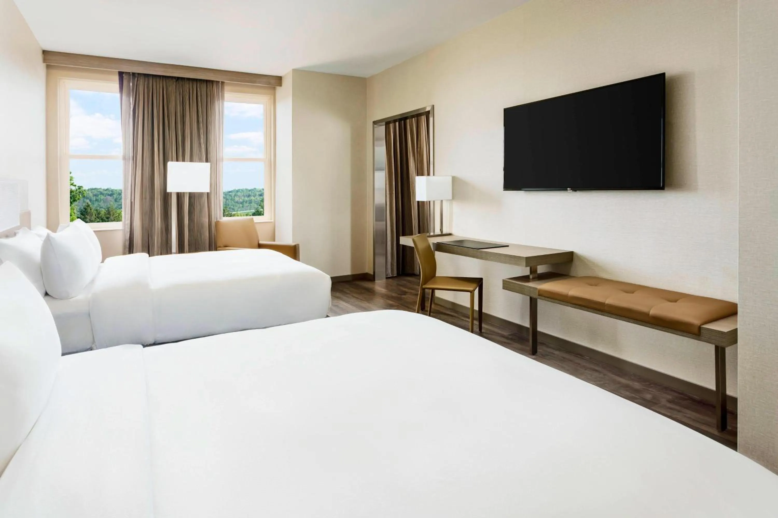 Bedroom, Bed in AC Hotel by Marriott Spartanburg