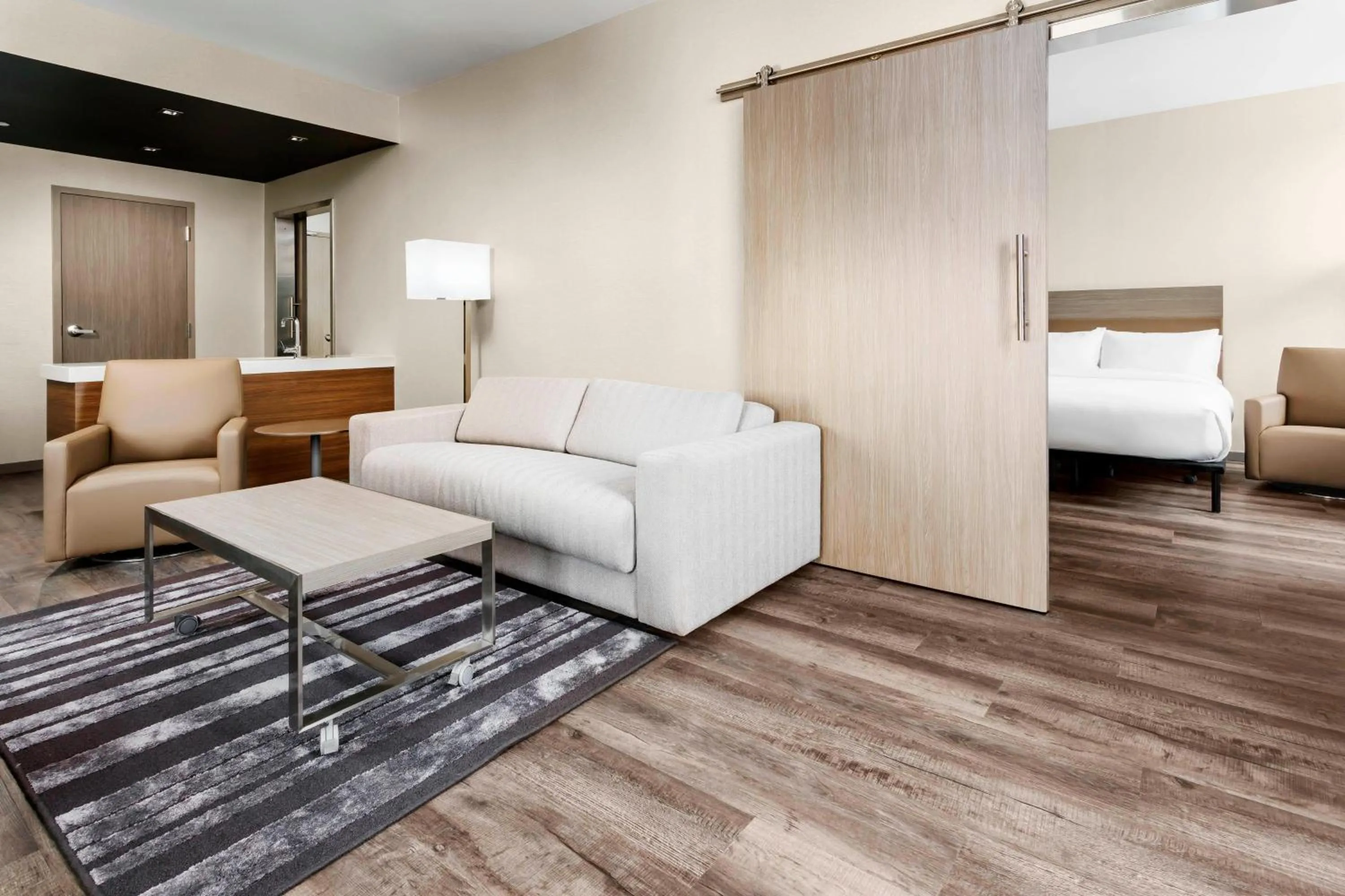 Bedroom, Bed in AC Hotel by Marriott Spartanburg