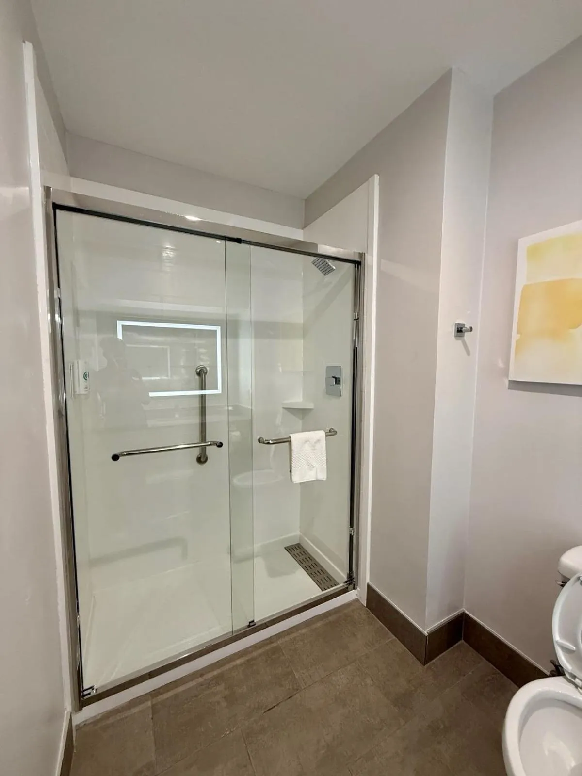 Shower in Comfort Inn & Suites Love Field-Dallas Market Center
