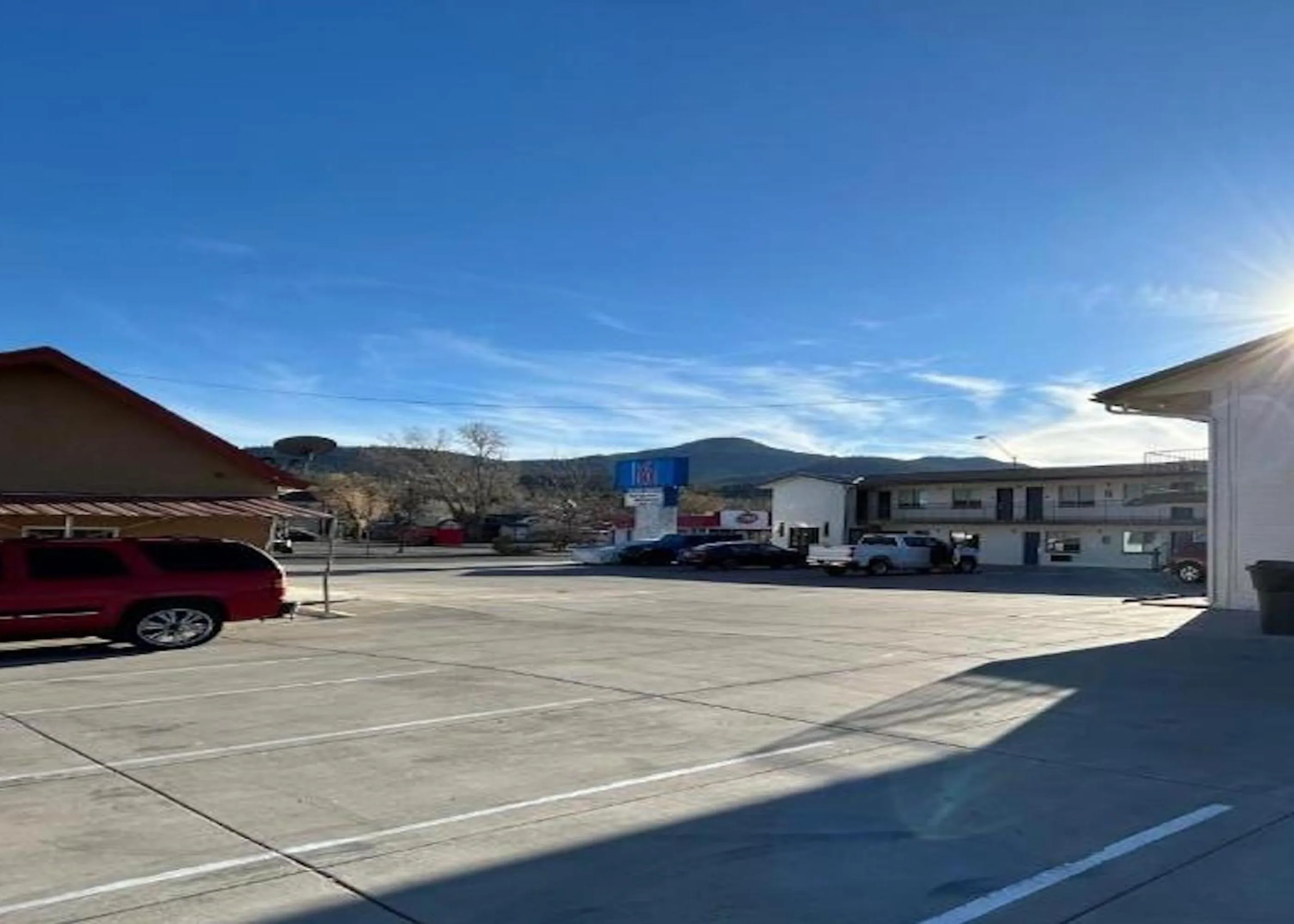 Parking in Motel 6 Williams AZ Historic Route 66