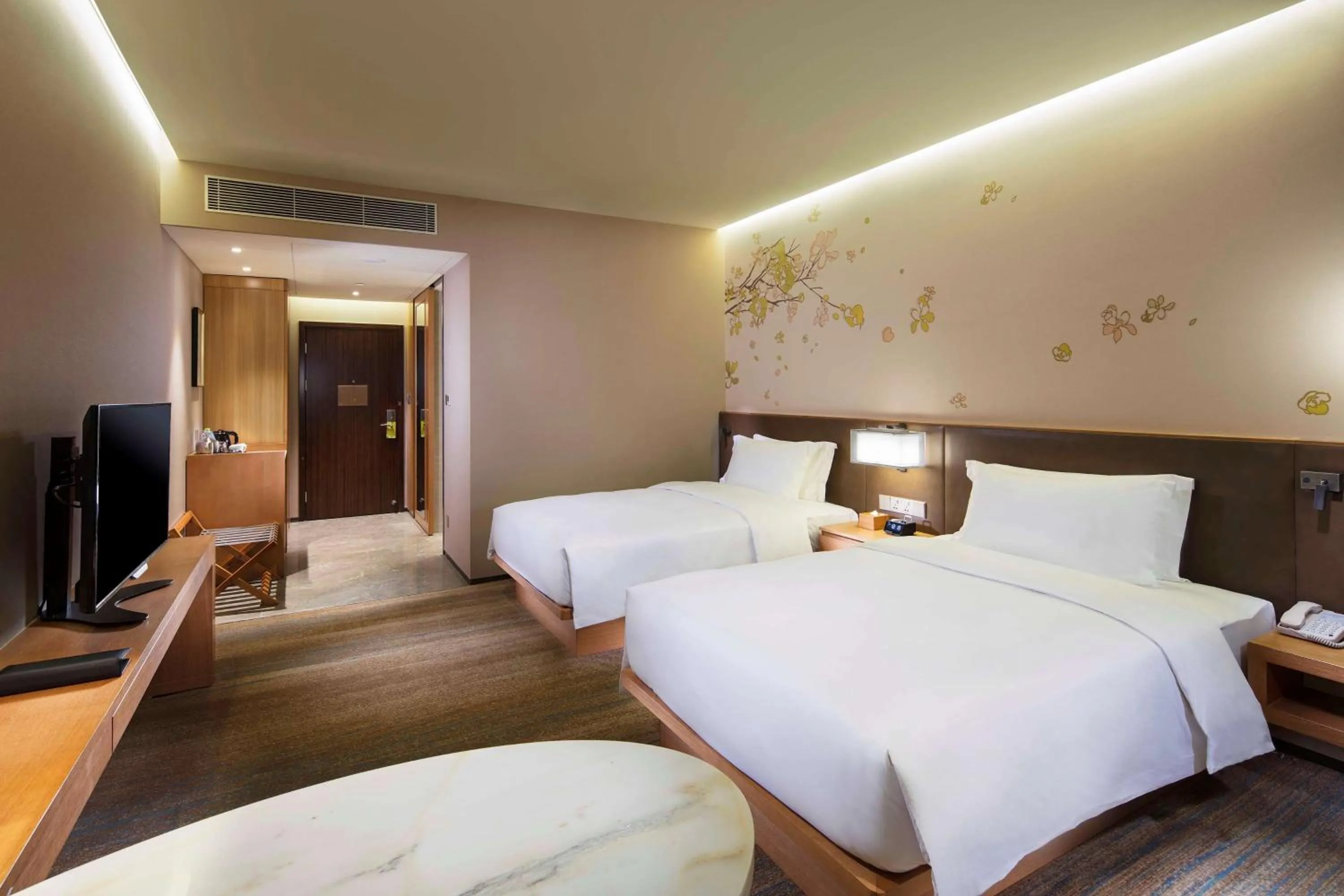 Bedroom, Bed in Hilton Garden Inn Shiyan