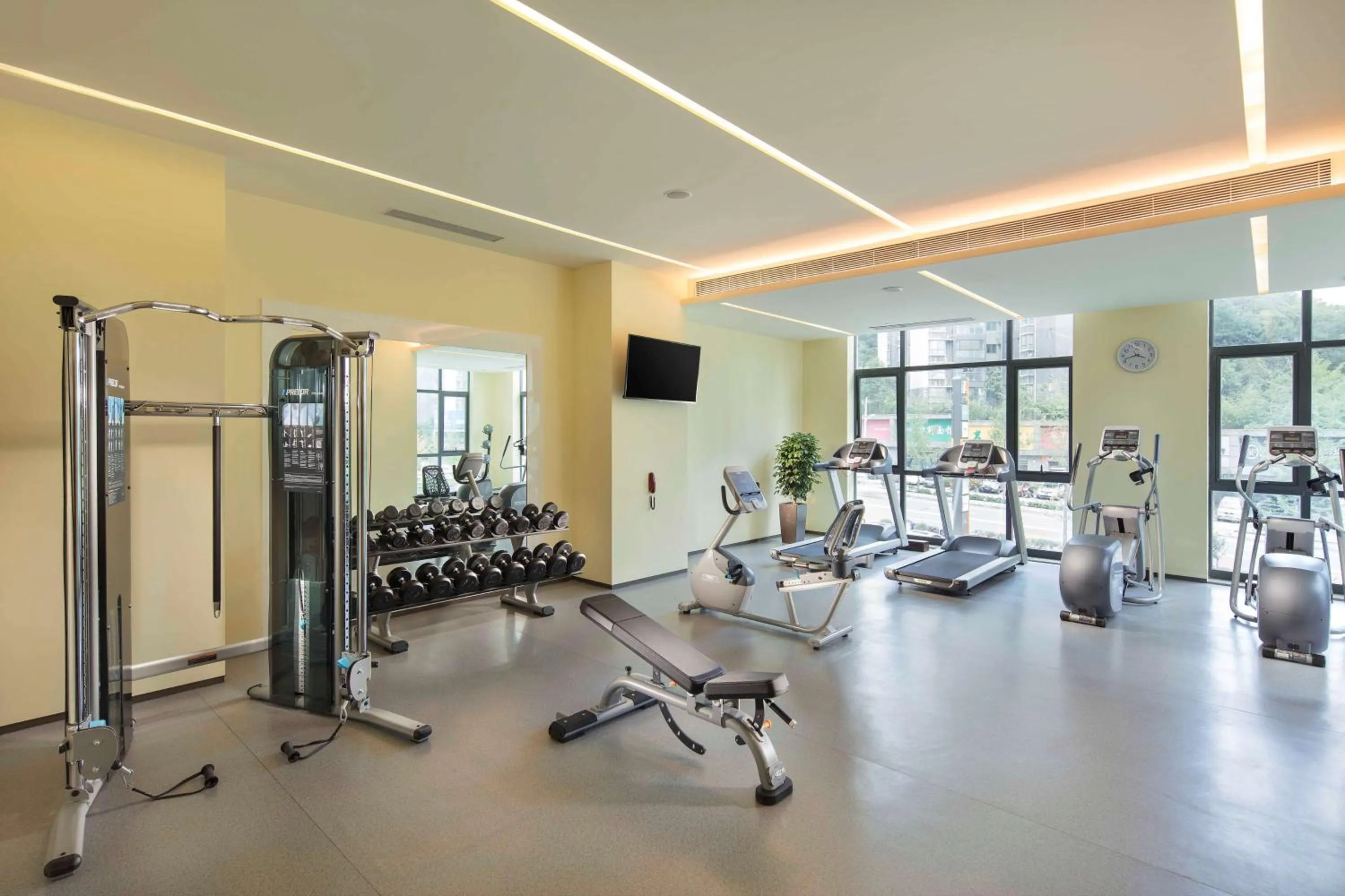 Fitness centre/facilities in Hilton Garden Inn Shiyan