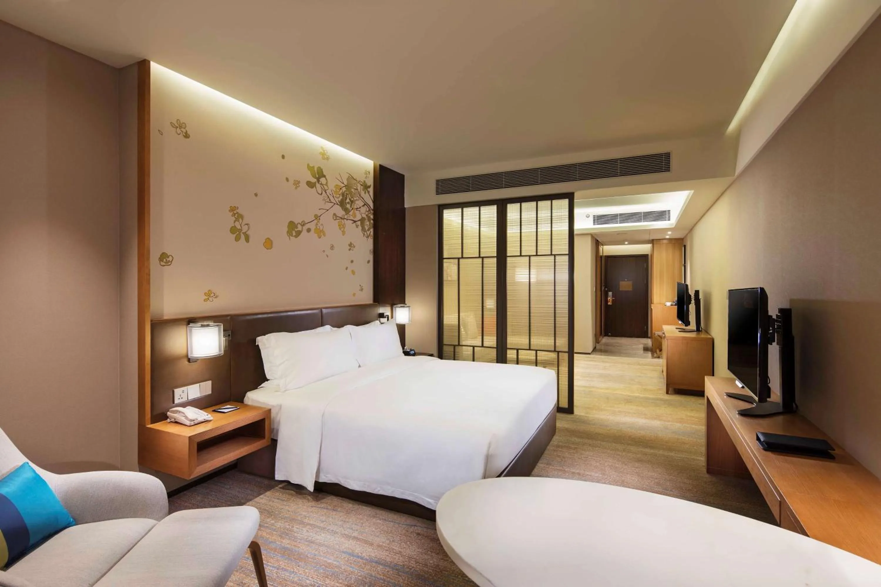 Bedroom, Bed in Hilton Garden Inn Shiyan