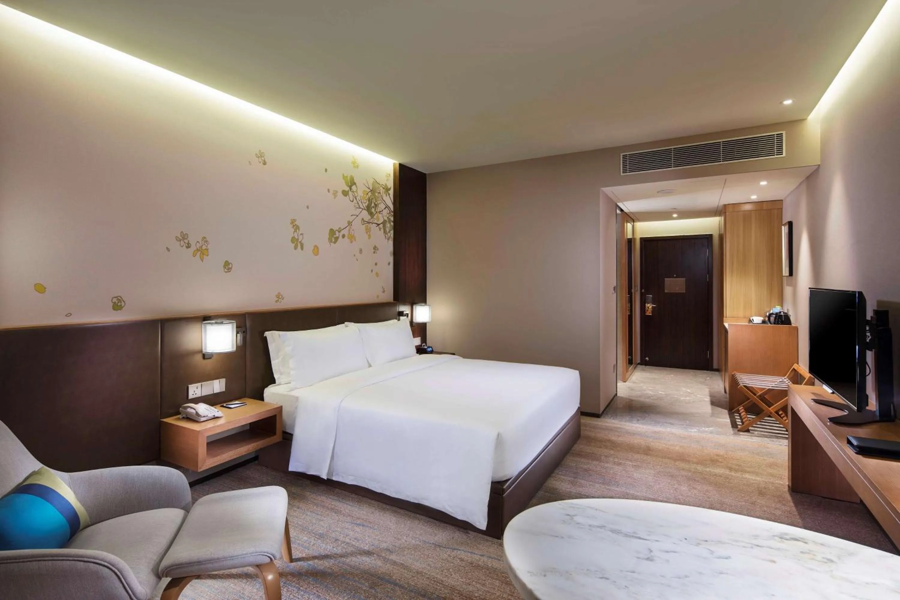 Bedroom, Bed in Hilton Garden Inn Shiyan