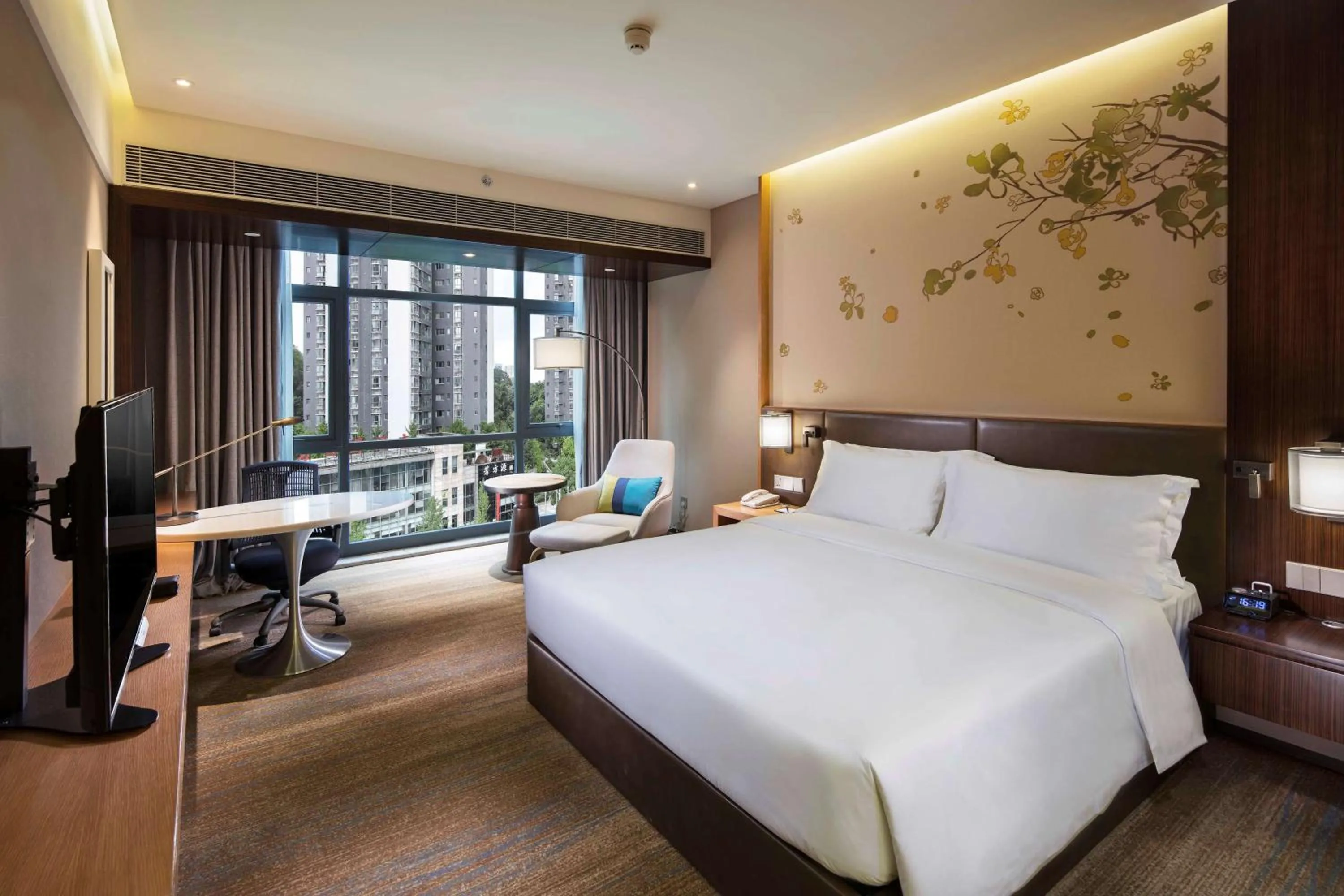 Bedroom, Bed in Hilton Garden Inn Shiyan