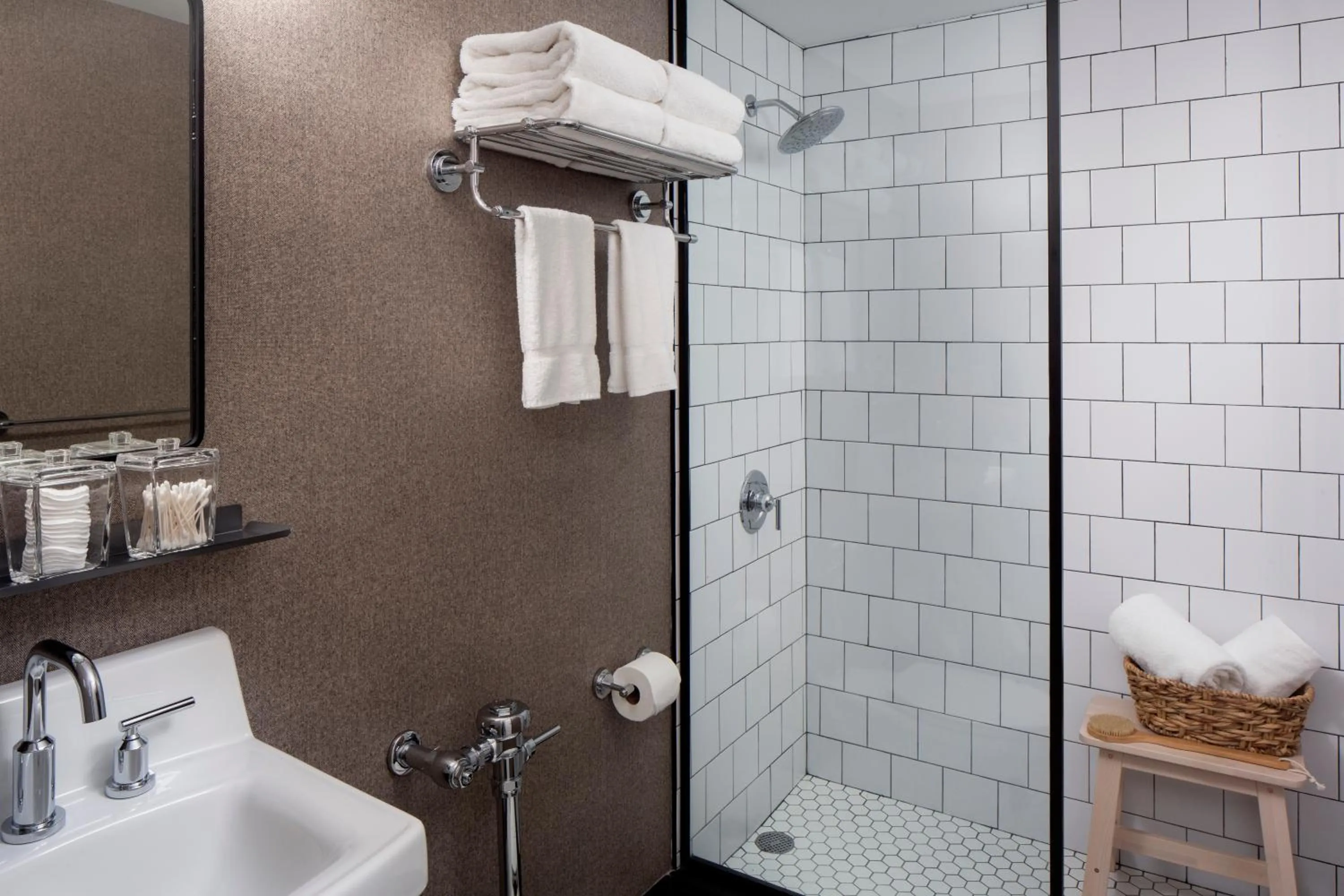 Shower in Redford Hotel