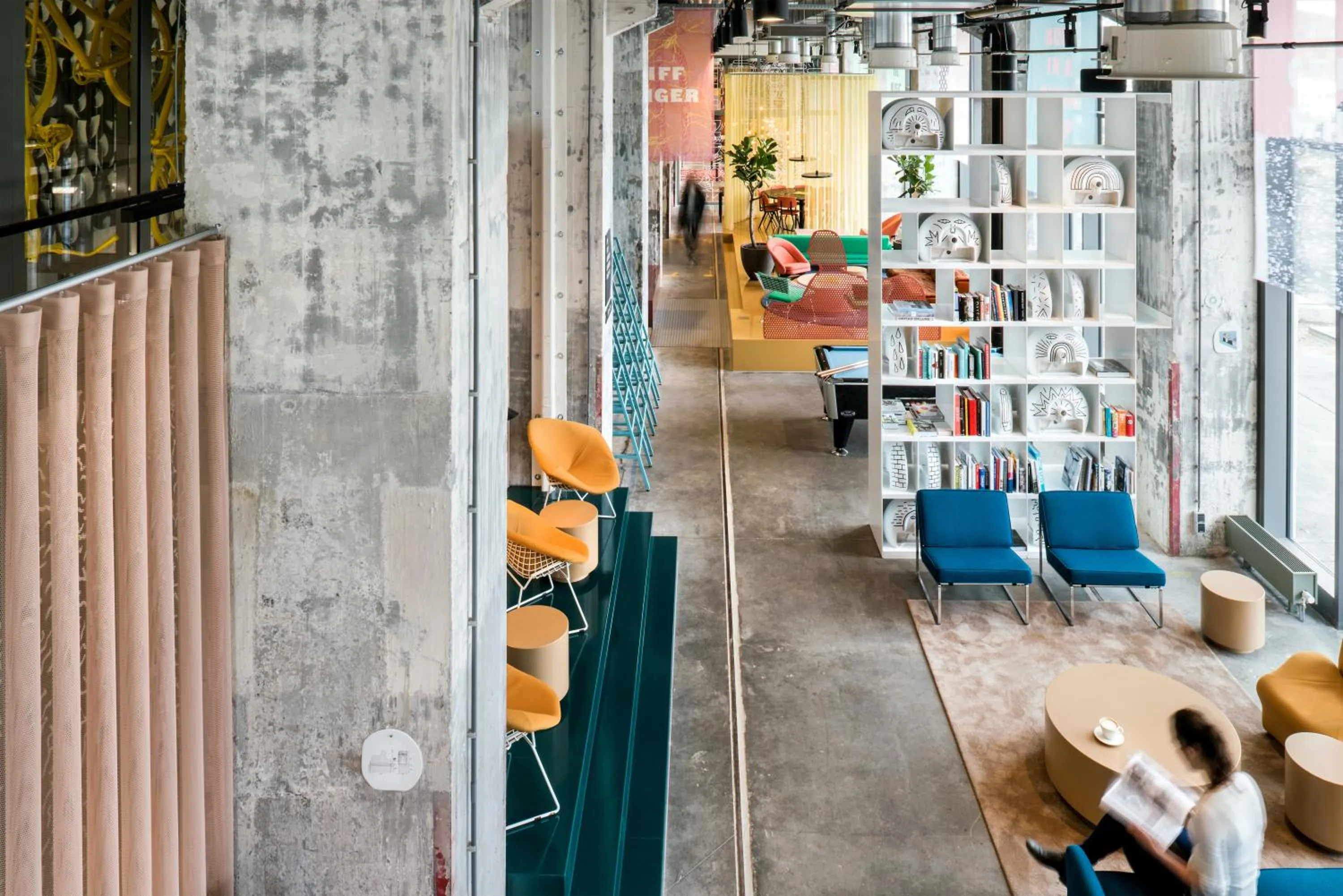 Lobby or reception in The Social Hub Maastricht