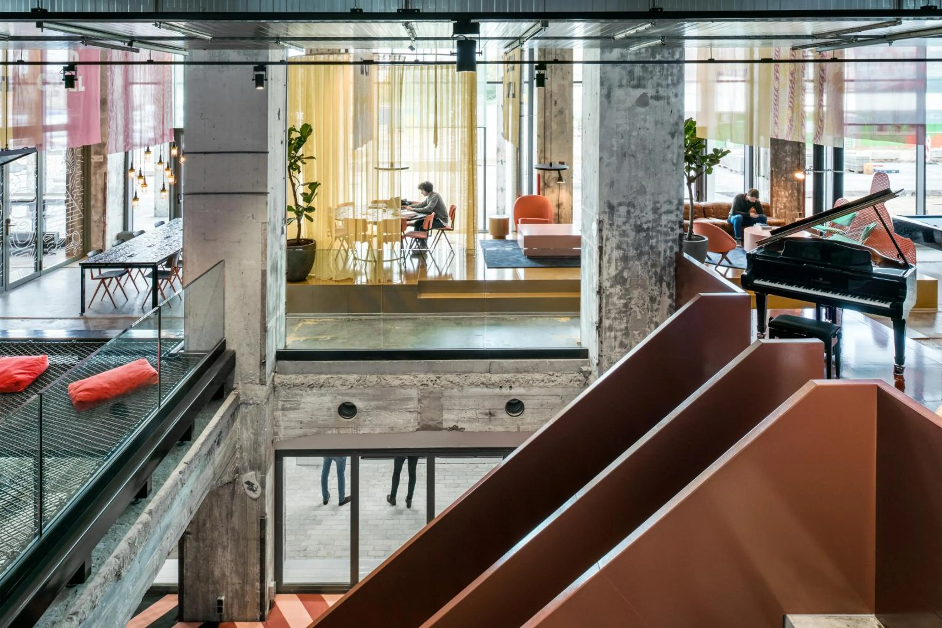 Lobby or reception in The Social Hub Maastricht