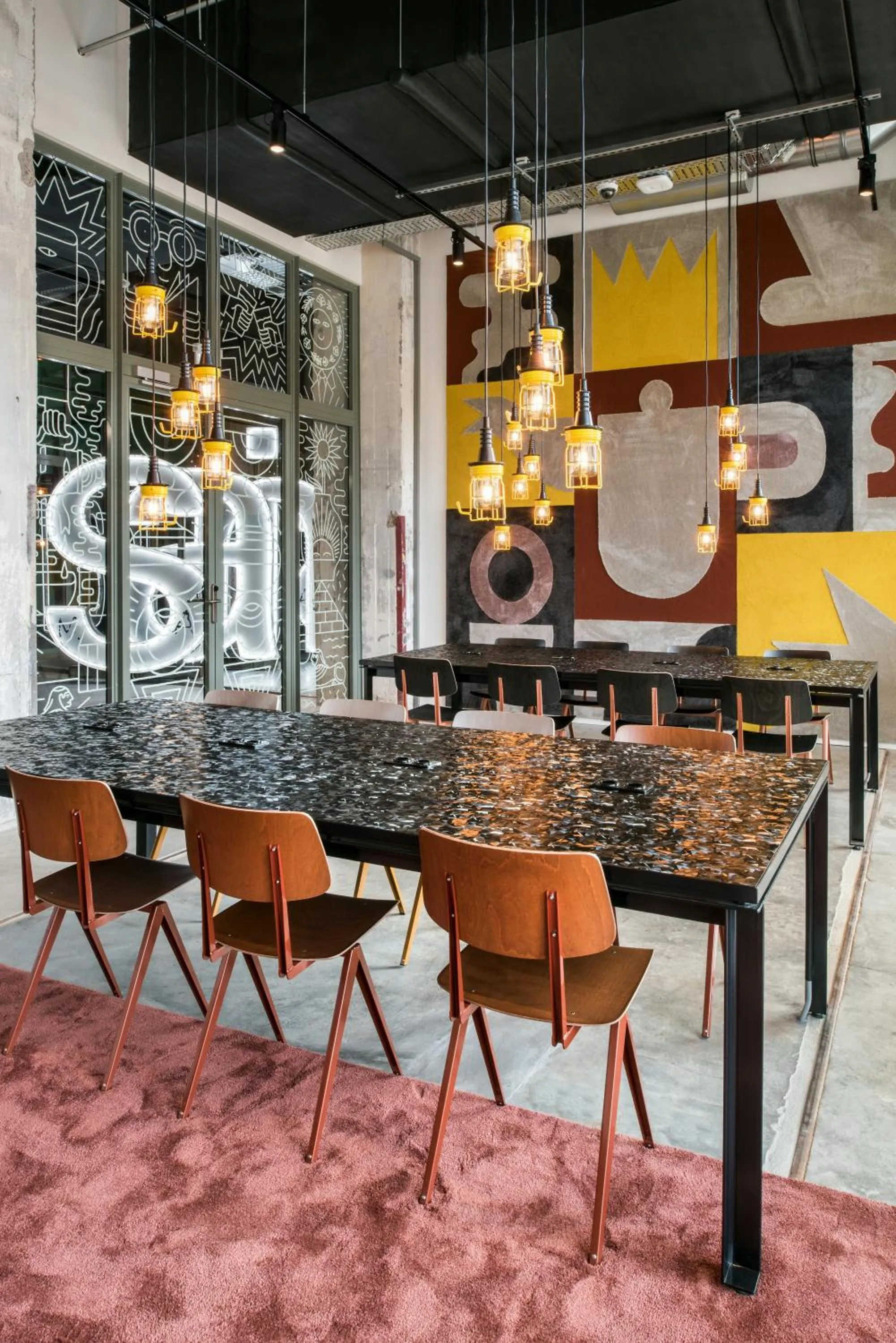 Lobby or reception in The Social Hub Maastricht