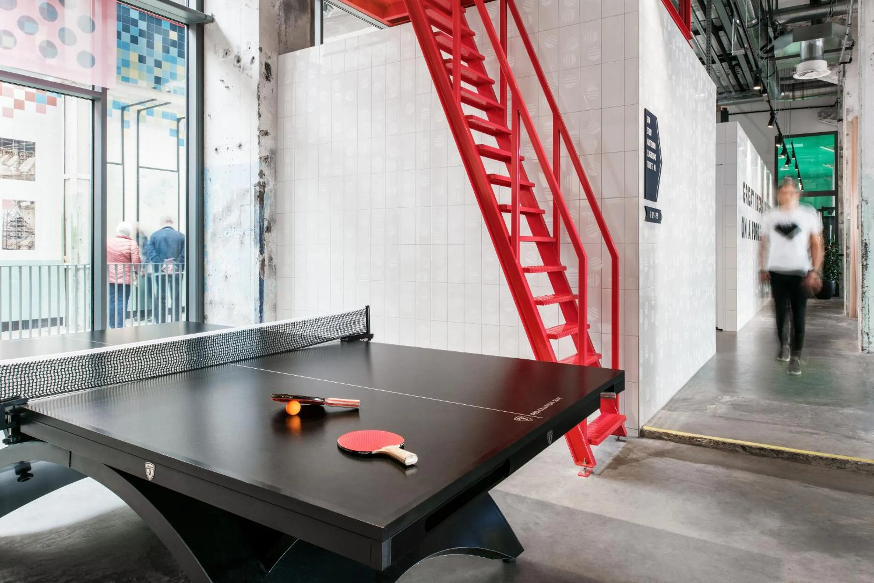 Area and facilities in The Social Hub Maastricht