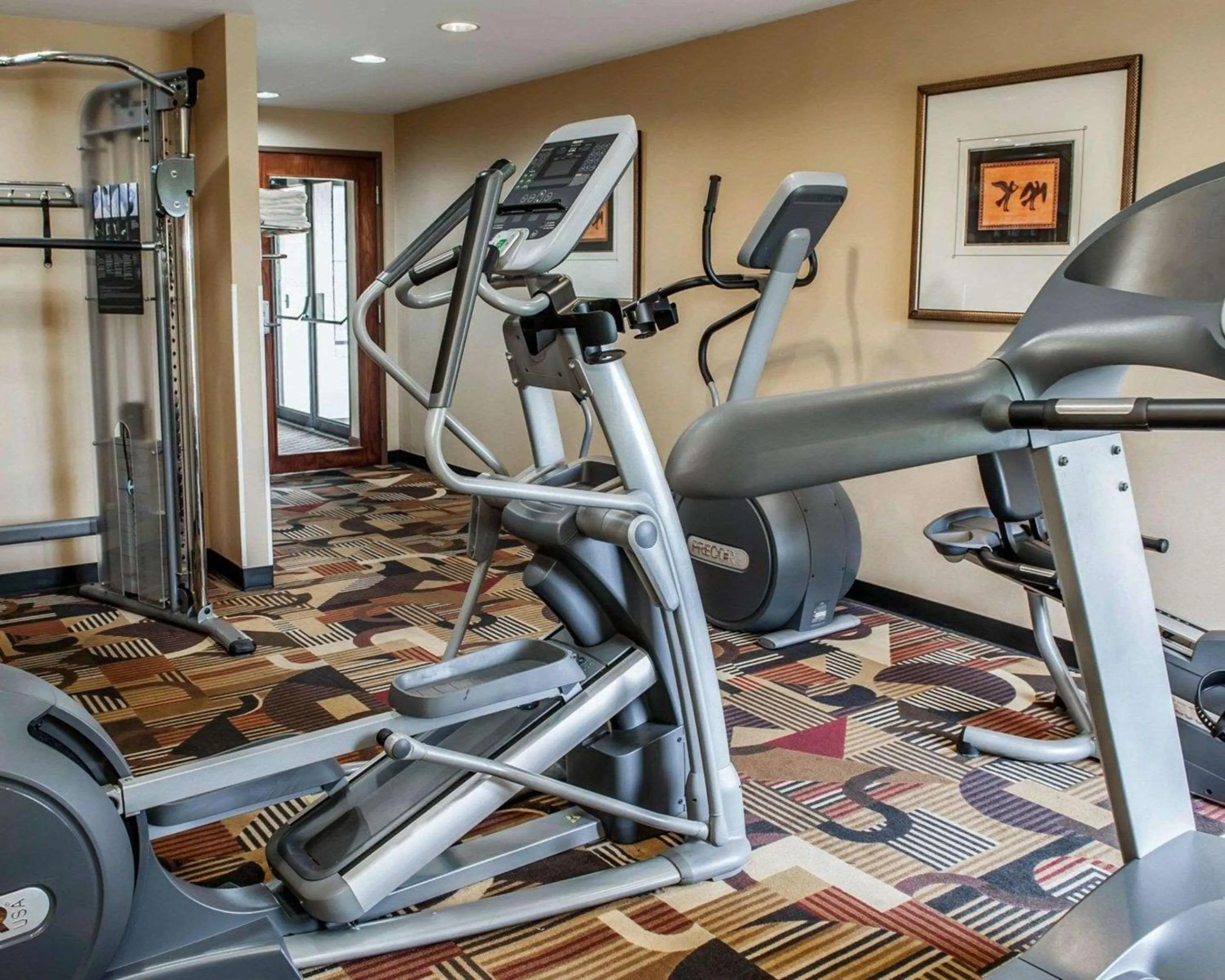 Fitness centre/facilities in Quality Inn & Suites Greenfield I-70