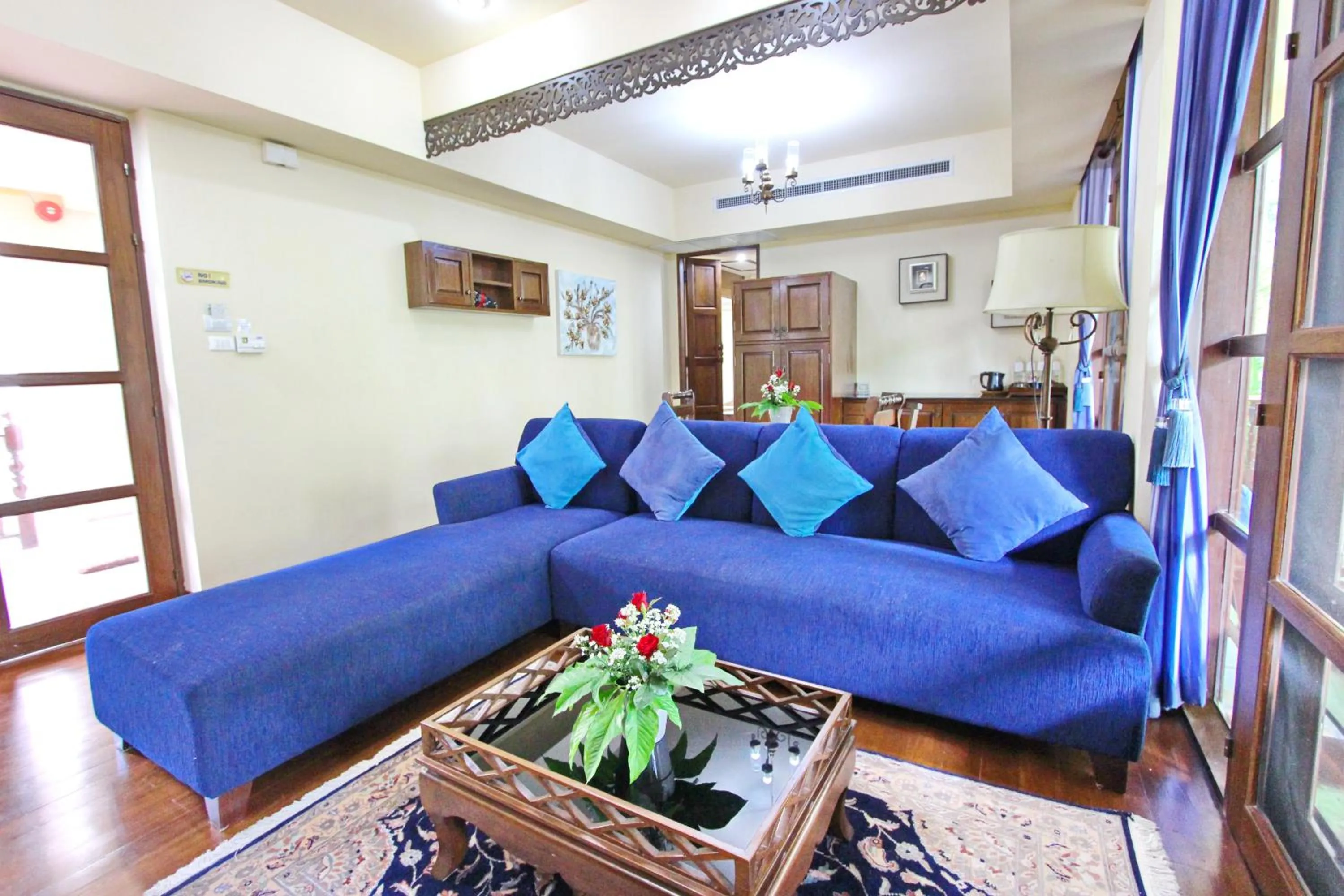 Living room in Shewe Wana Suite Resort