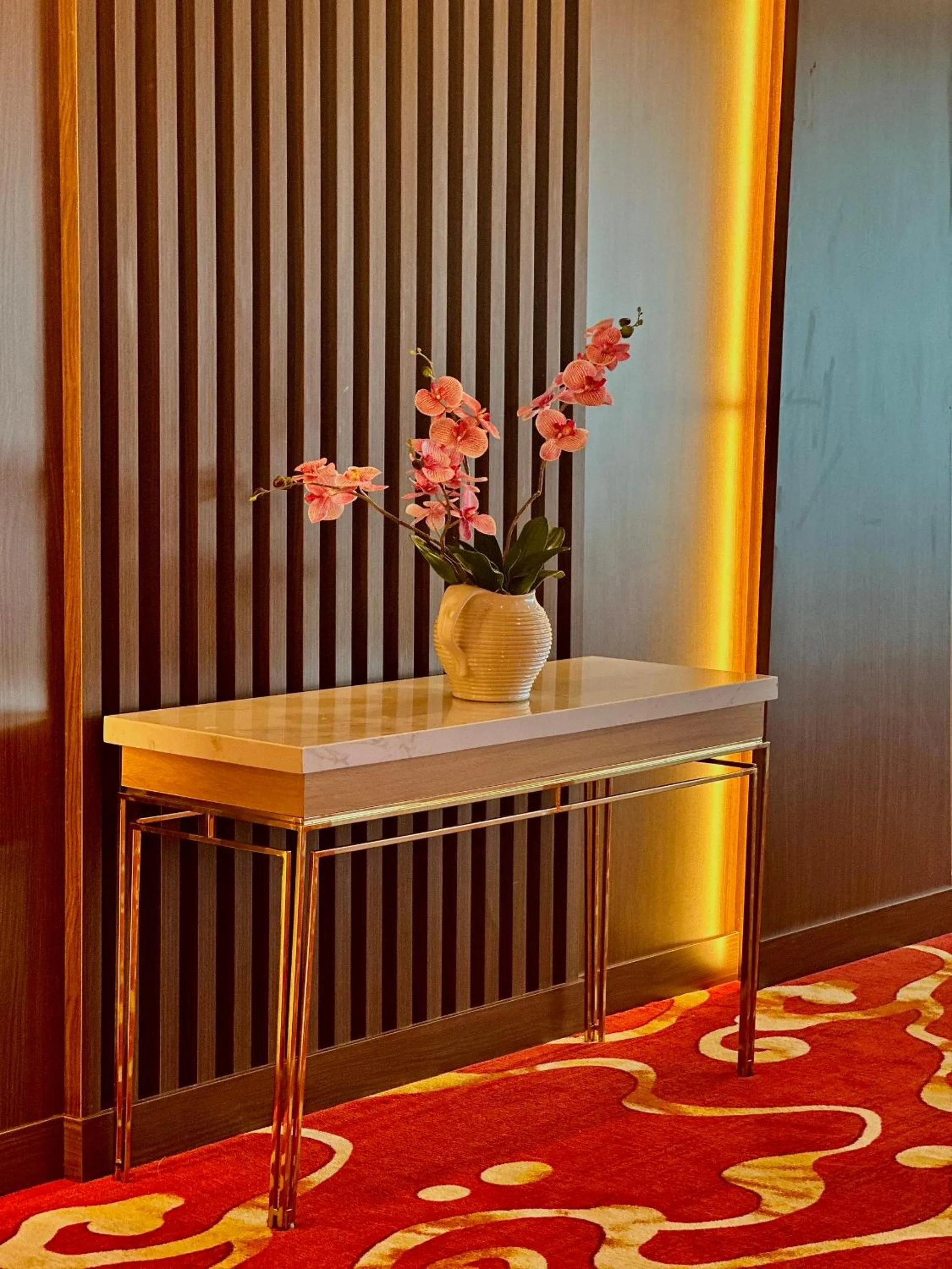 Decorative detail in Muong Thanh Luxury Song Han Hotel