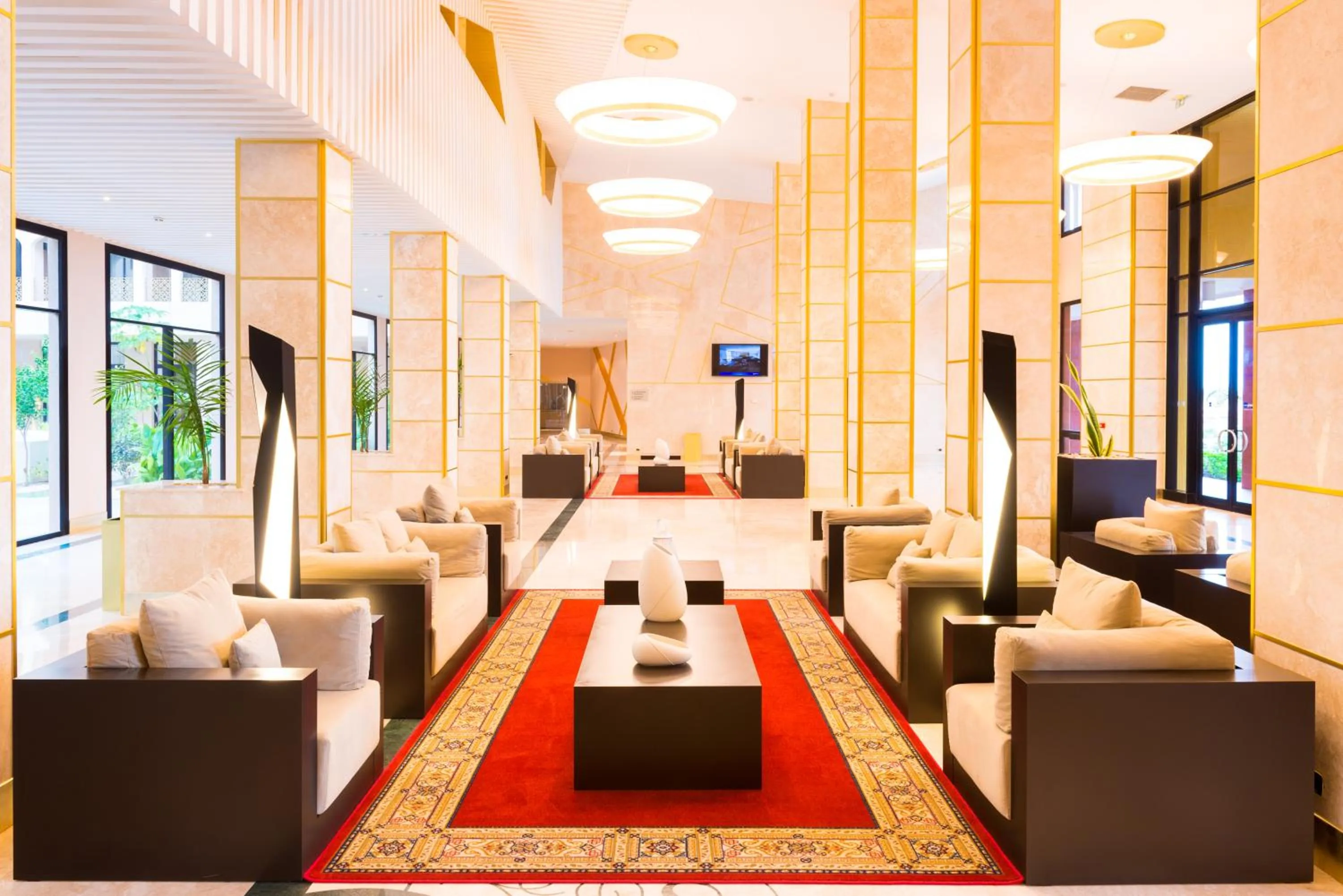 Lobby or reception in Radisson Blu Hotel N'Djamena