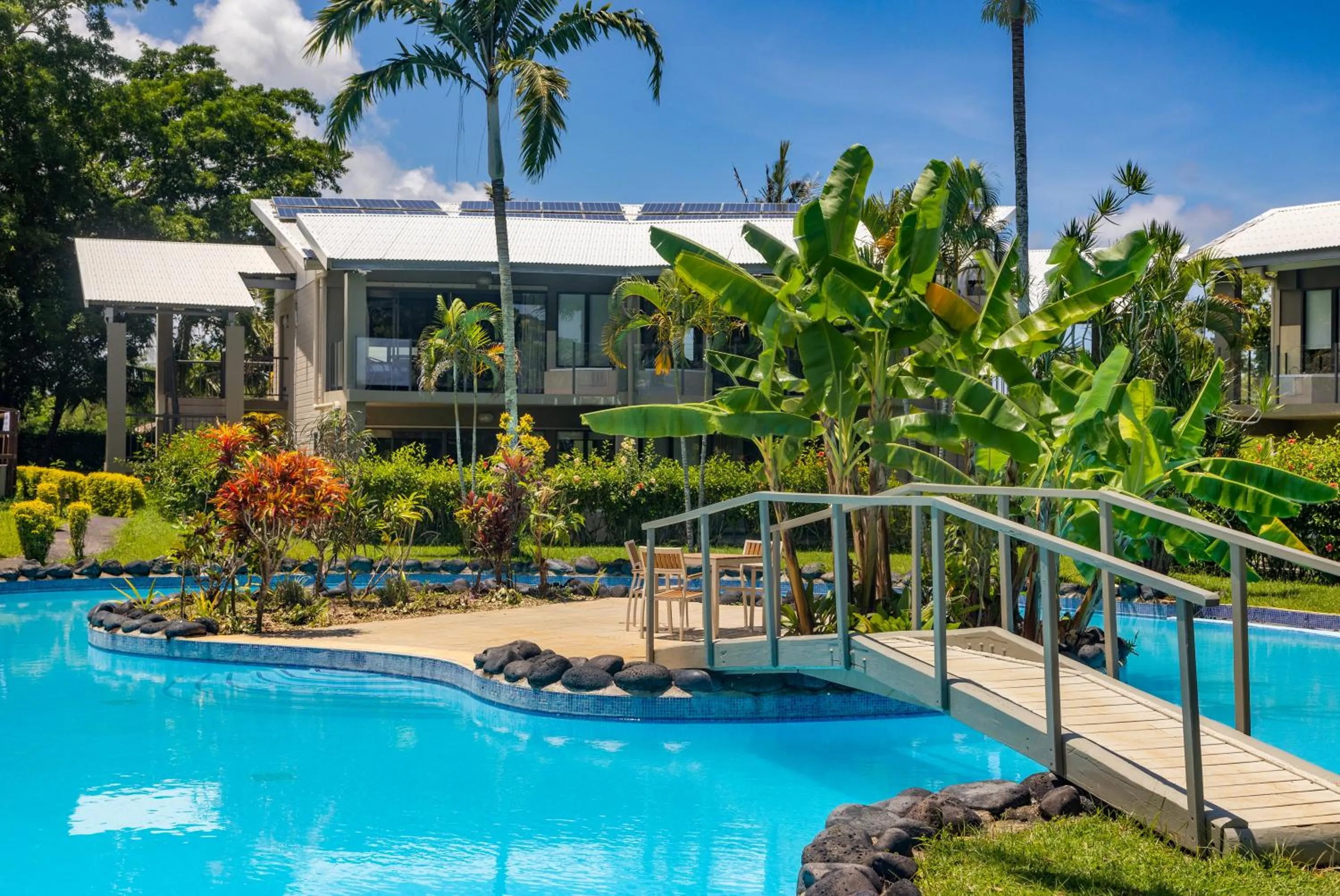 Pool view in Iririki Island Resort & Spa