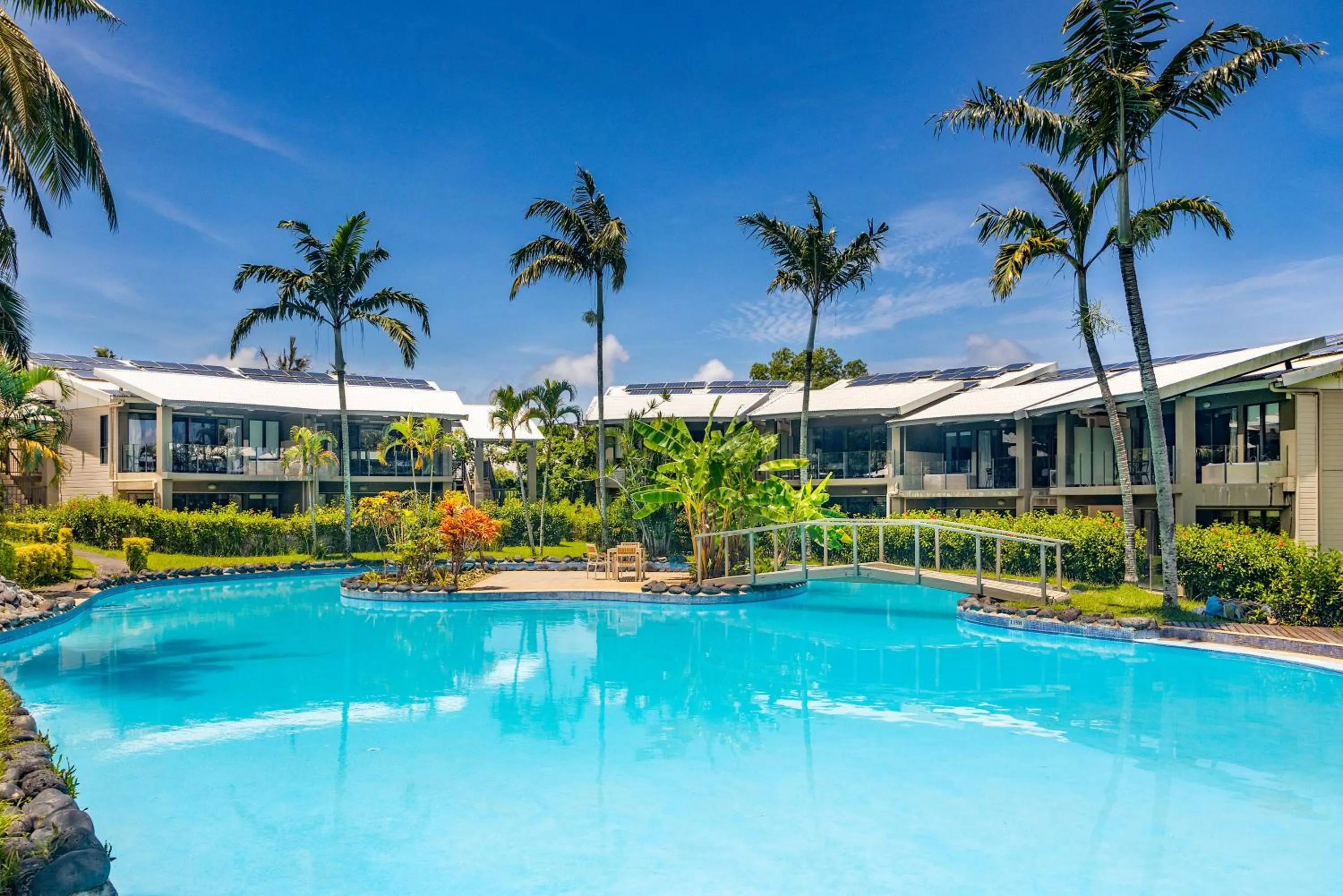 Pool view in Iririki Island Resort & Spa