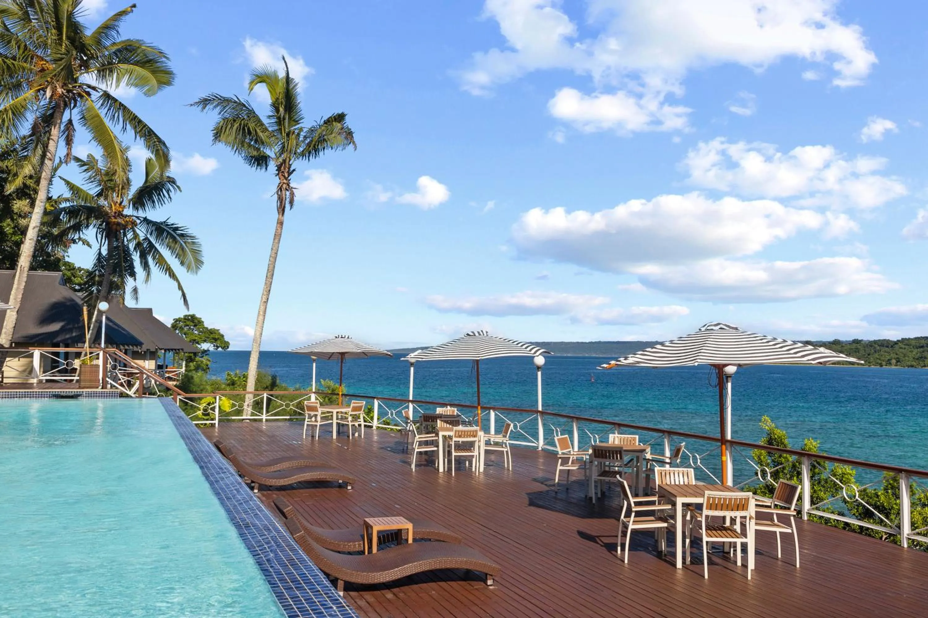 Pool view in Iririki Island Resort & Spa