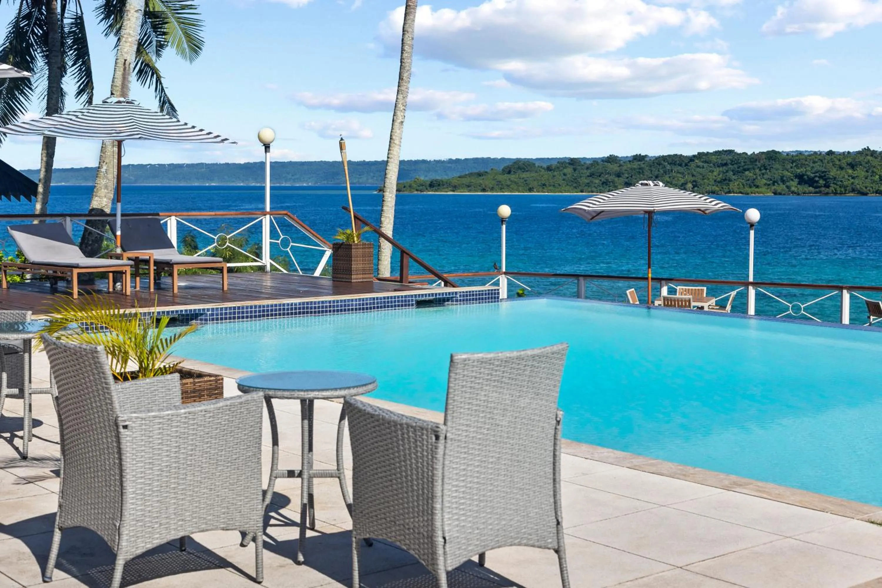 Swimming pool in Iririki Island Resort & Spa