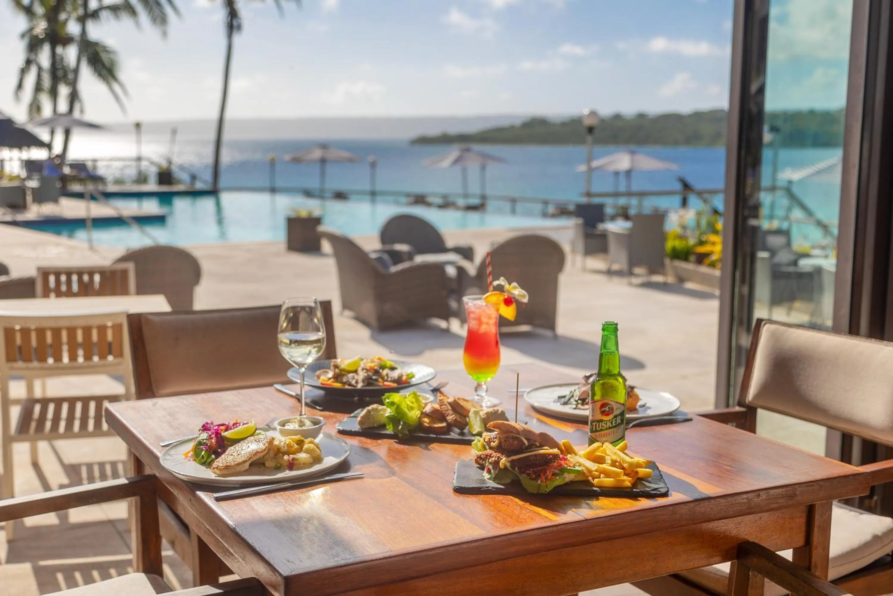 Restaurant/places to eat in Iririki Island Resort & Spa