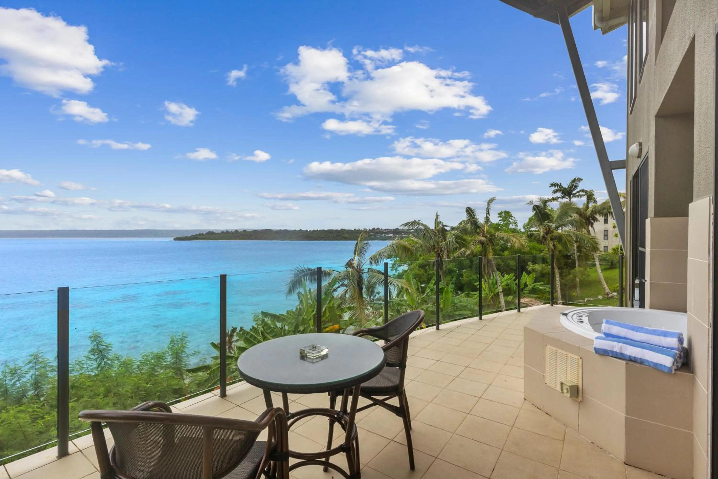 Patio in Iririki Island Resort & Spa