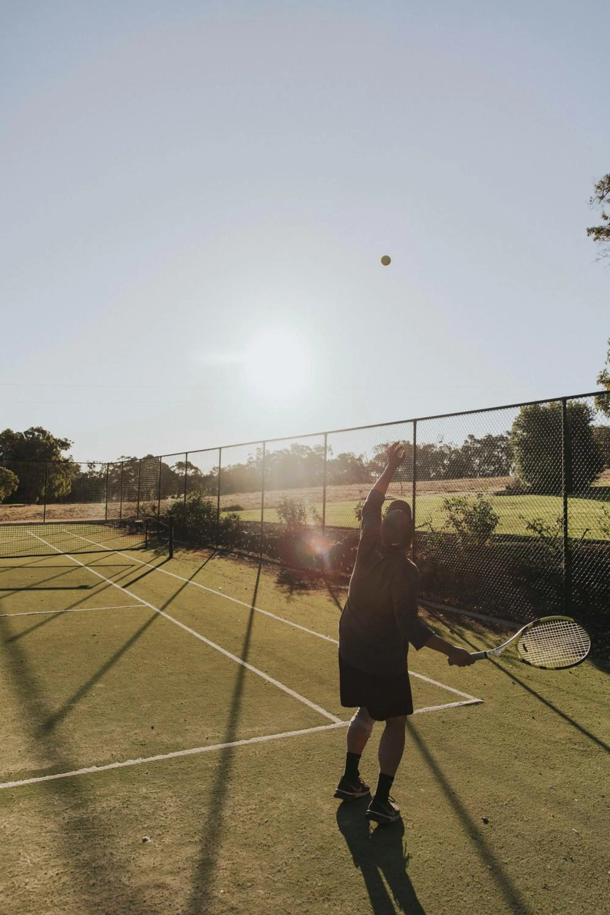 Tennis court in Cape Lodge