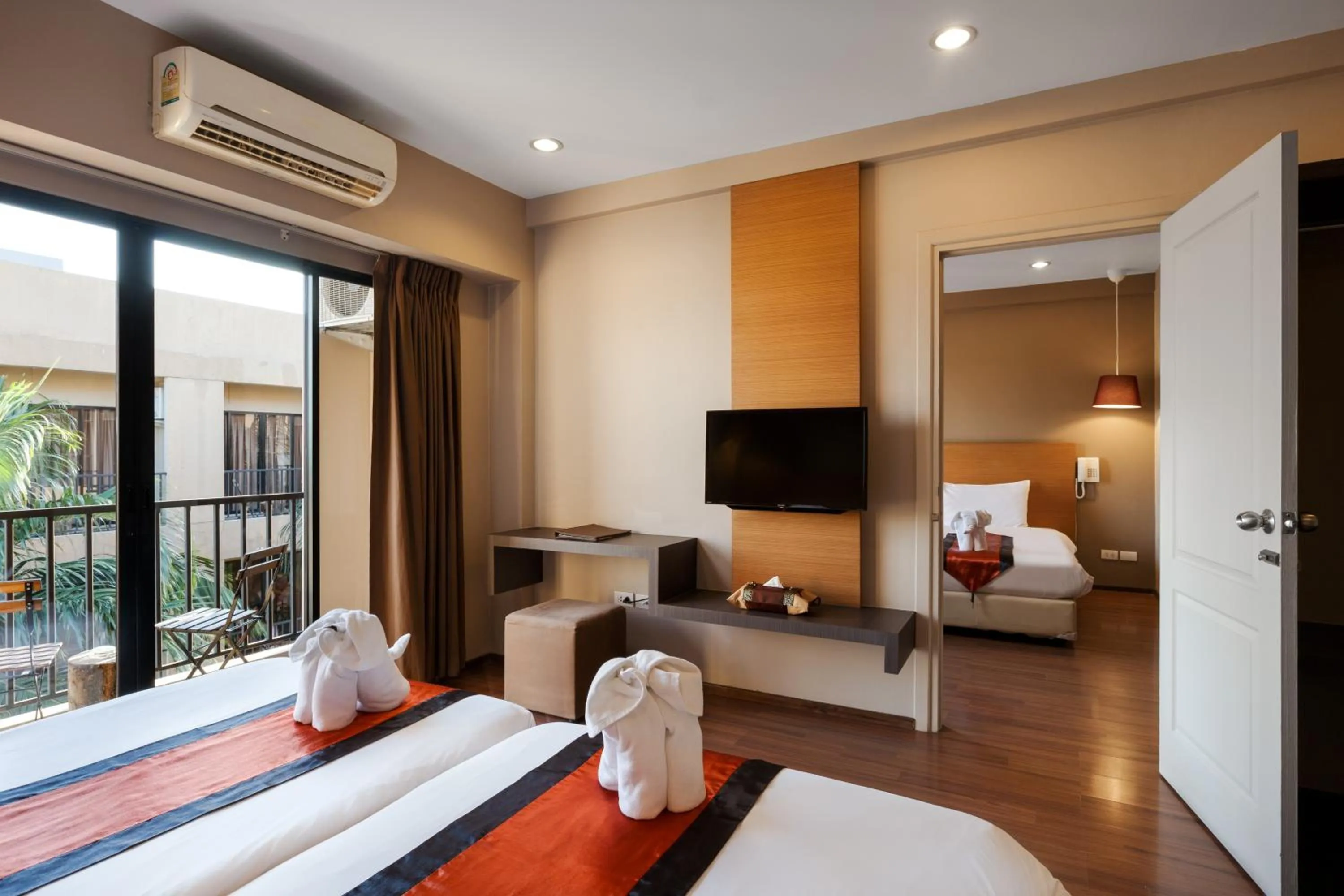 TV and multimedia, Bed in The Cottage Suvarnabhumi