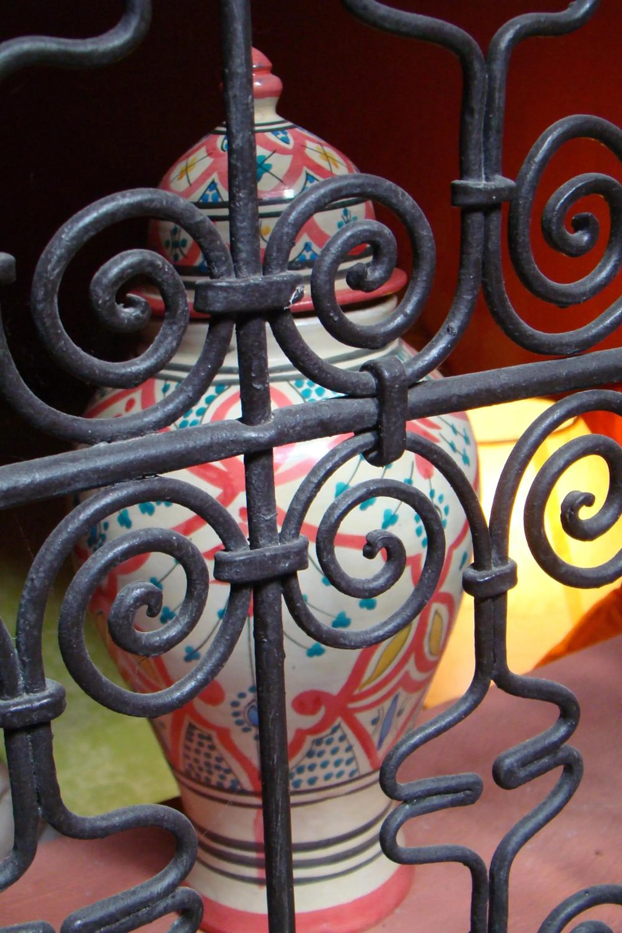 Decorative detail in Riad Menthe Et Citron