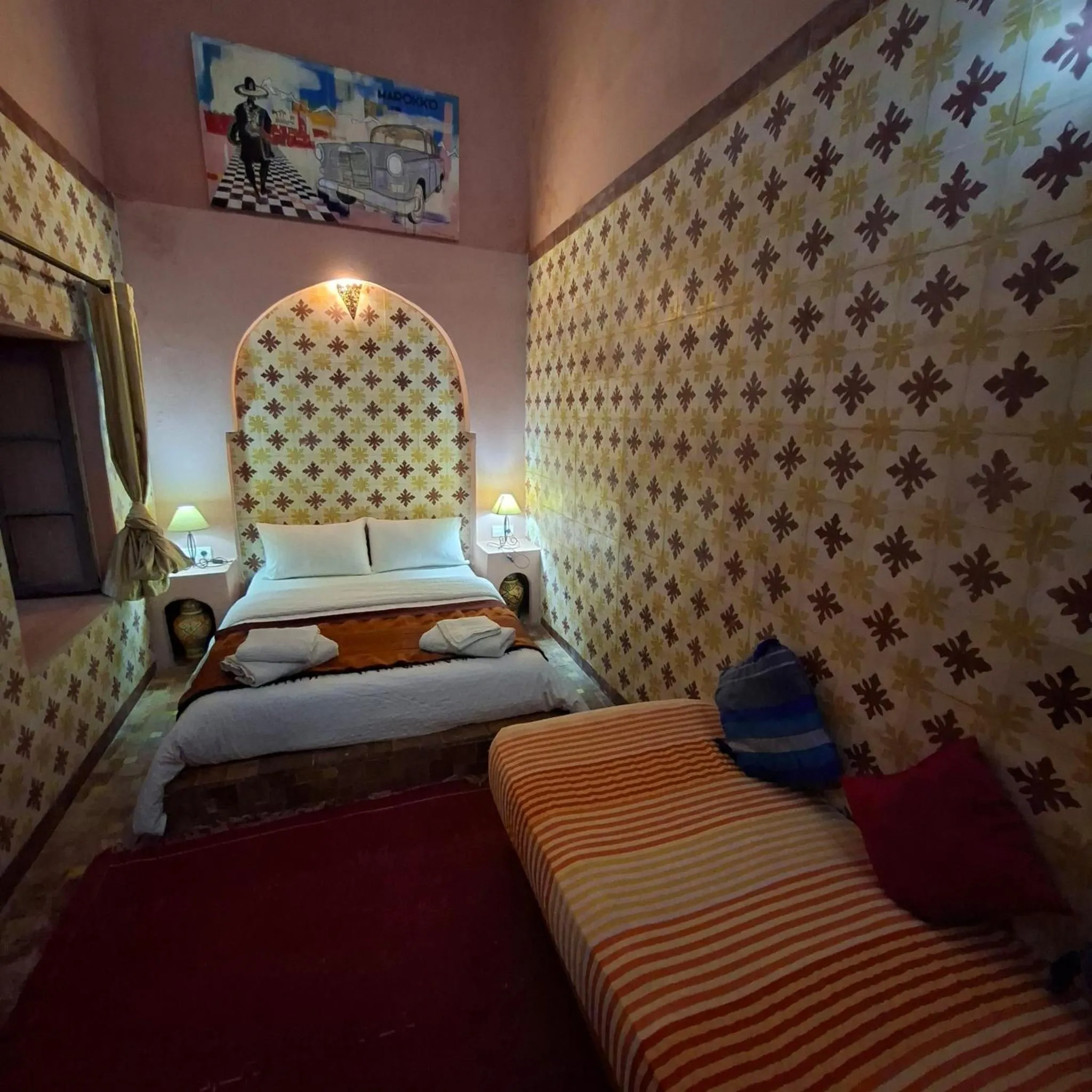 Photo of the whole room, Bed in Riad Menthe Et Citron